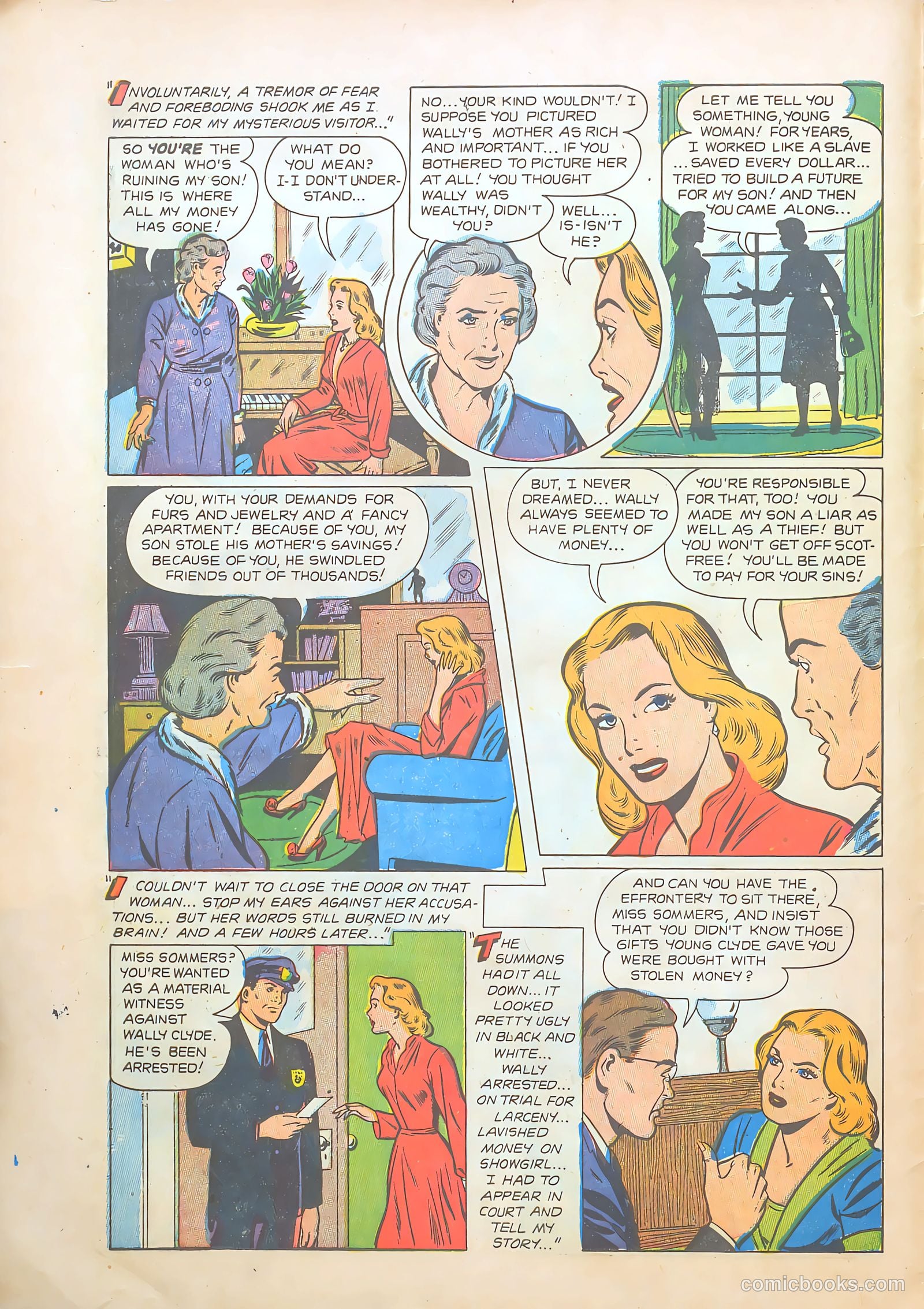 Teen-Age Temptations #5 (1953) — page 8 of 36