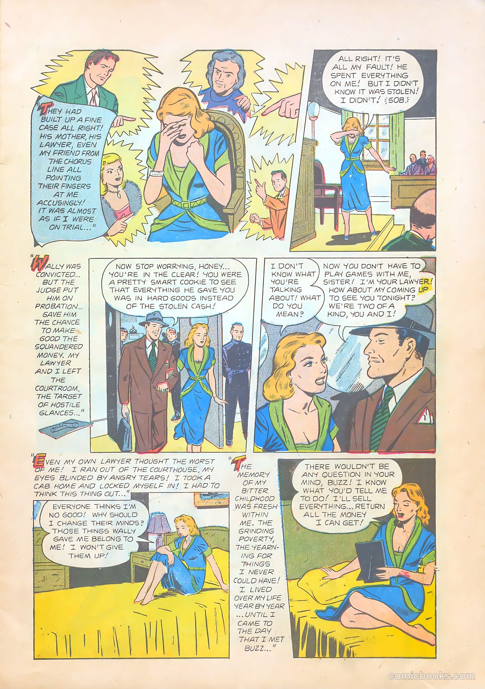 Teen-Age Temptations #5 (1953) — page 9 of 36