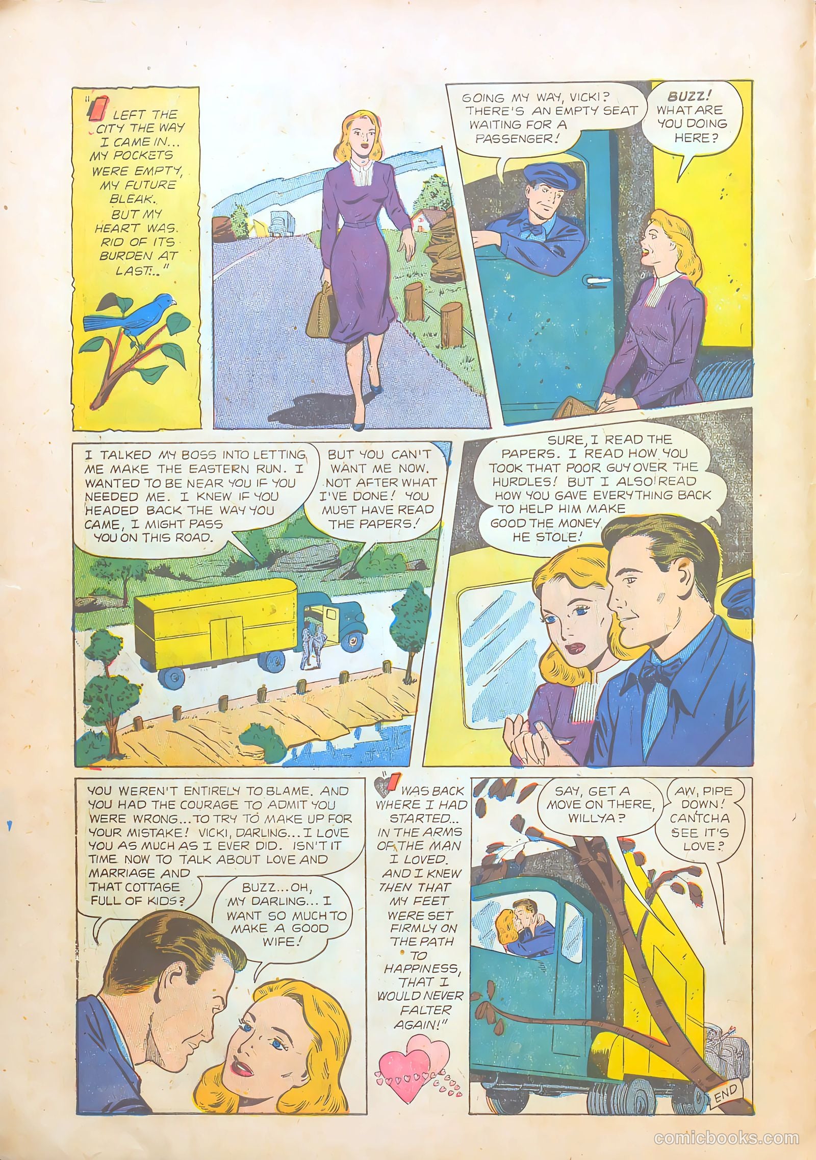 Teen-Age Temptations #5 (1953) — page 10 of 36