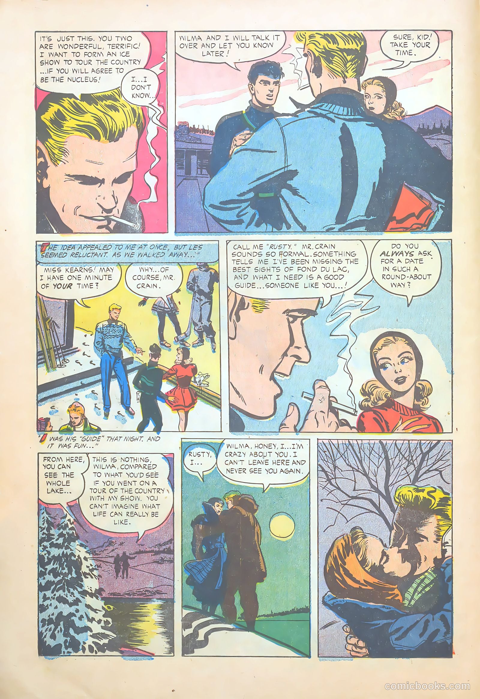 Teen-Age Temptations #5 (1953) — page 12 of 36
