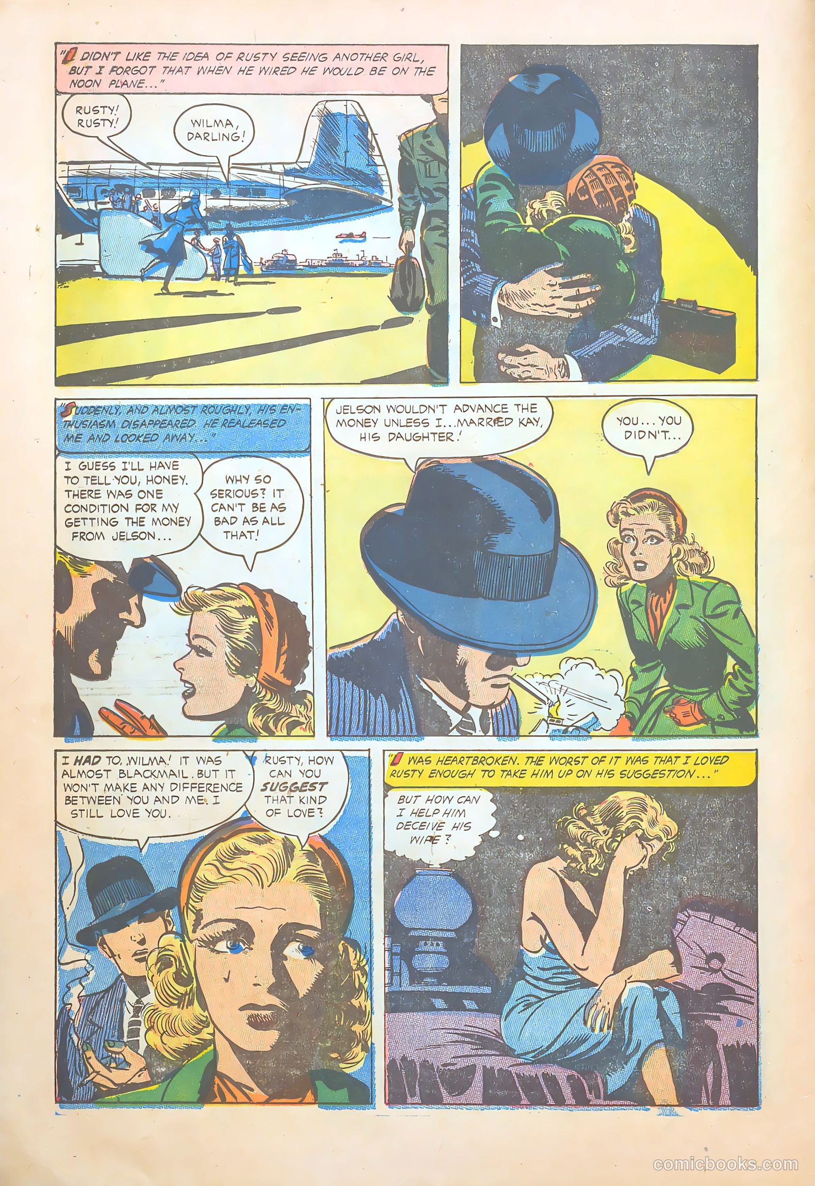 Teen-Age Temptations #5 (1953) — page 16 of 36