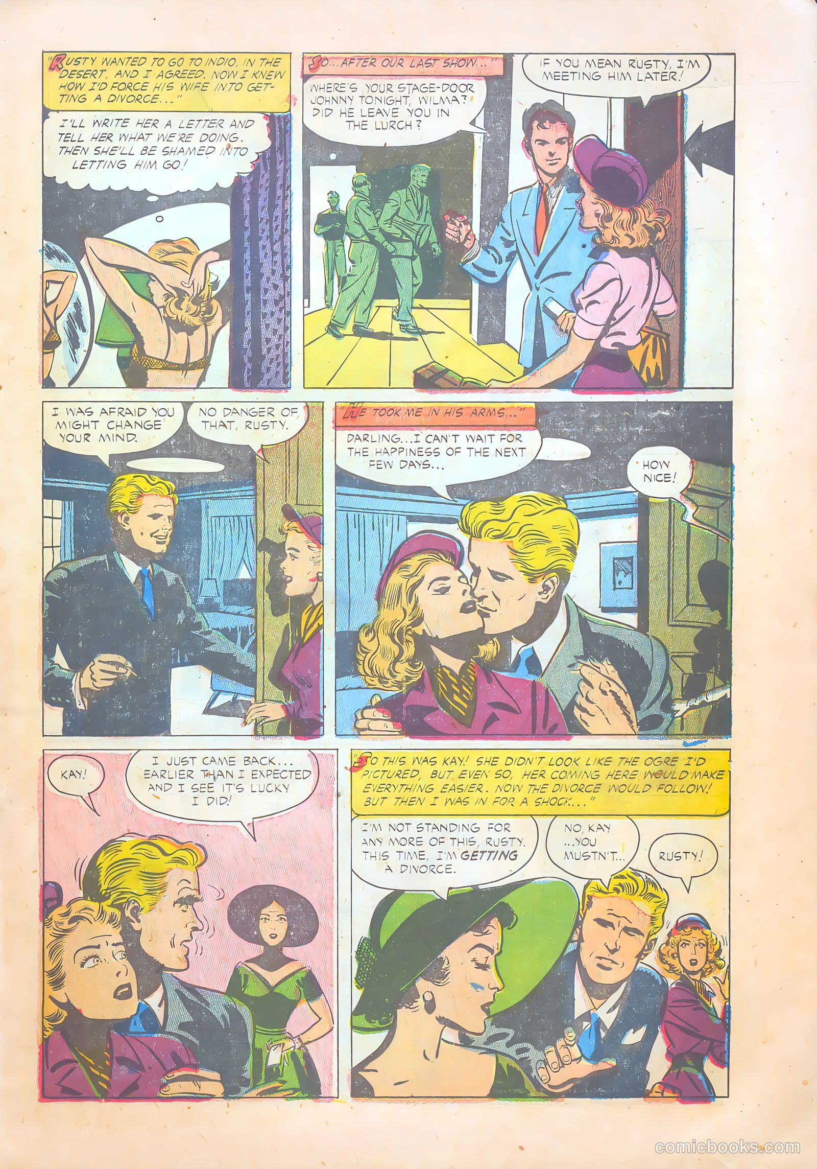 Teen-Age Temptations #5 (1953) — page 19 of 36