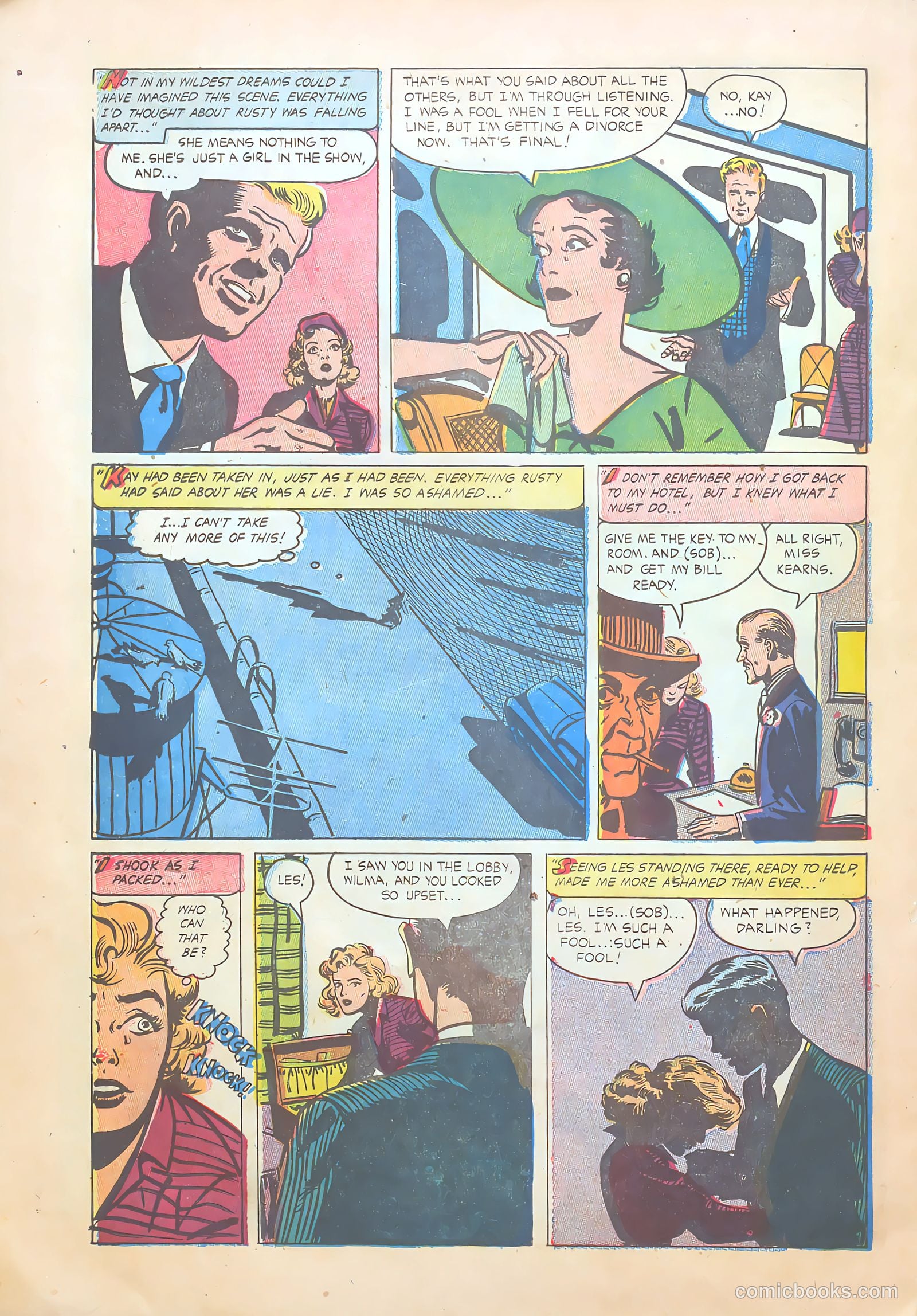 Teen-Age Temptations #5 (1953) — page 20 of 36