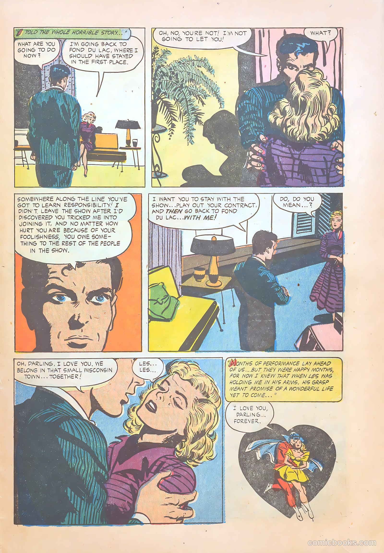 Teen-Age Temptations #5 (1953) — page 21 of 36
