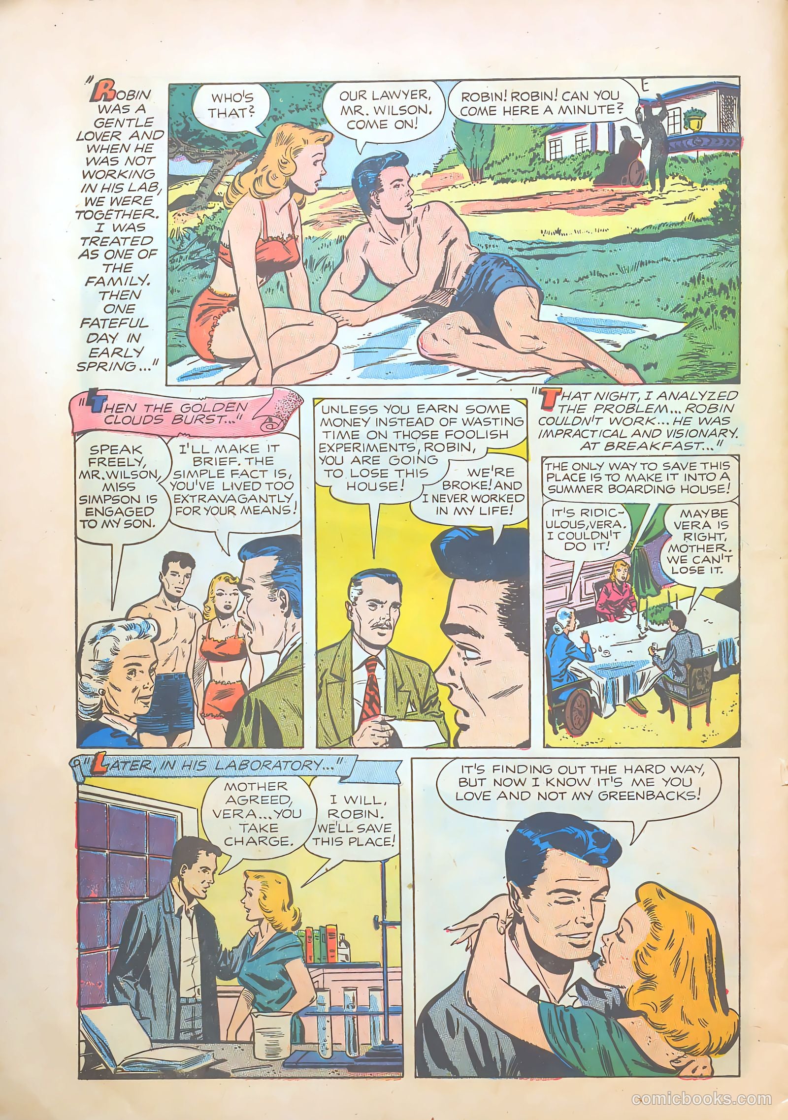 Teen-Age Temptations #5 (1953) — page 28 of 36