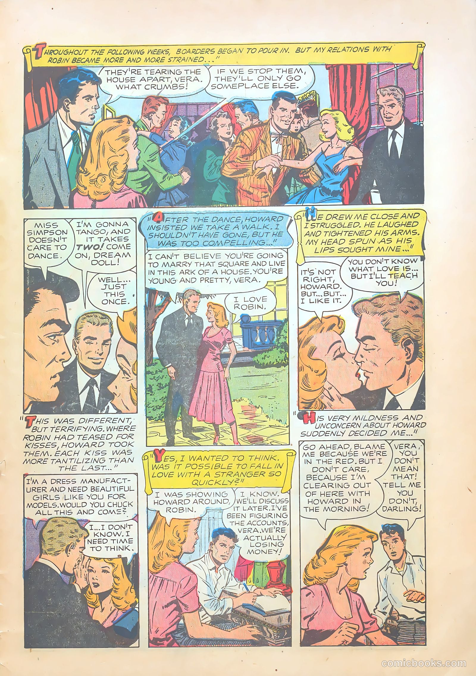 Teen-Age Temptations #5 (1953) — page 29 of 36