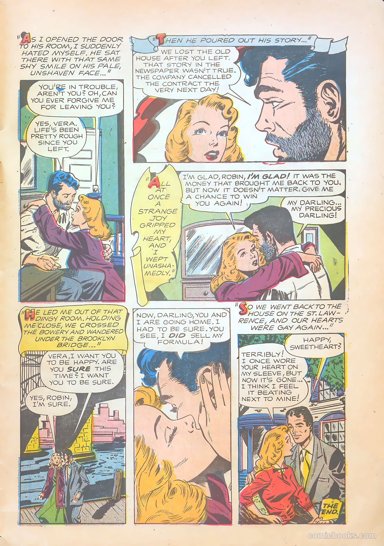Teen-Age Temptations #5 (1953) — page 33 of 36