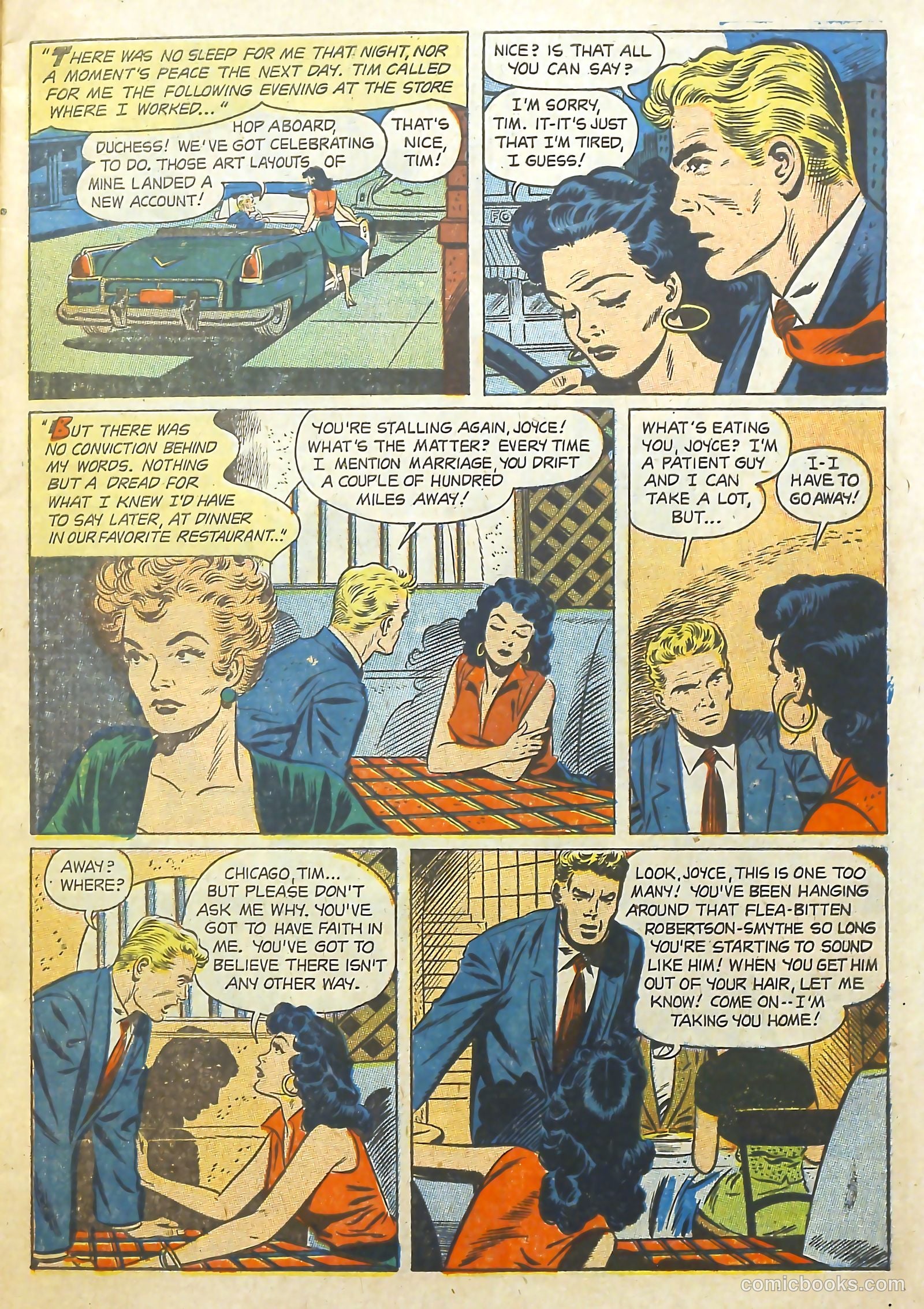 Teen-Age Temptations #6 (1954) — page 7 of 36