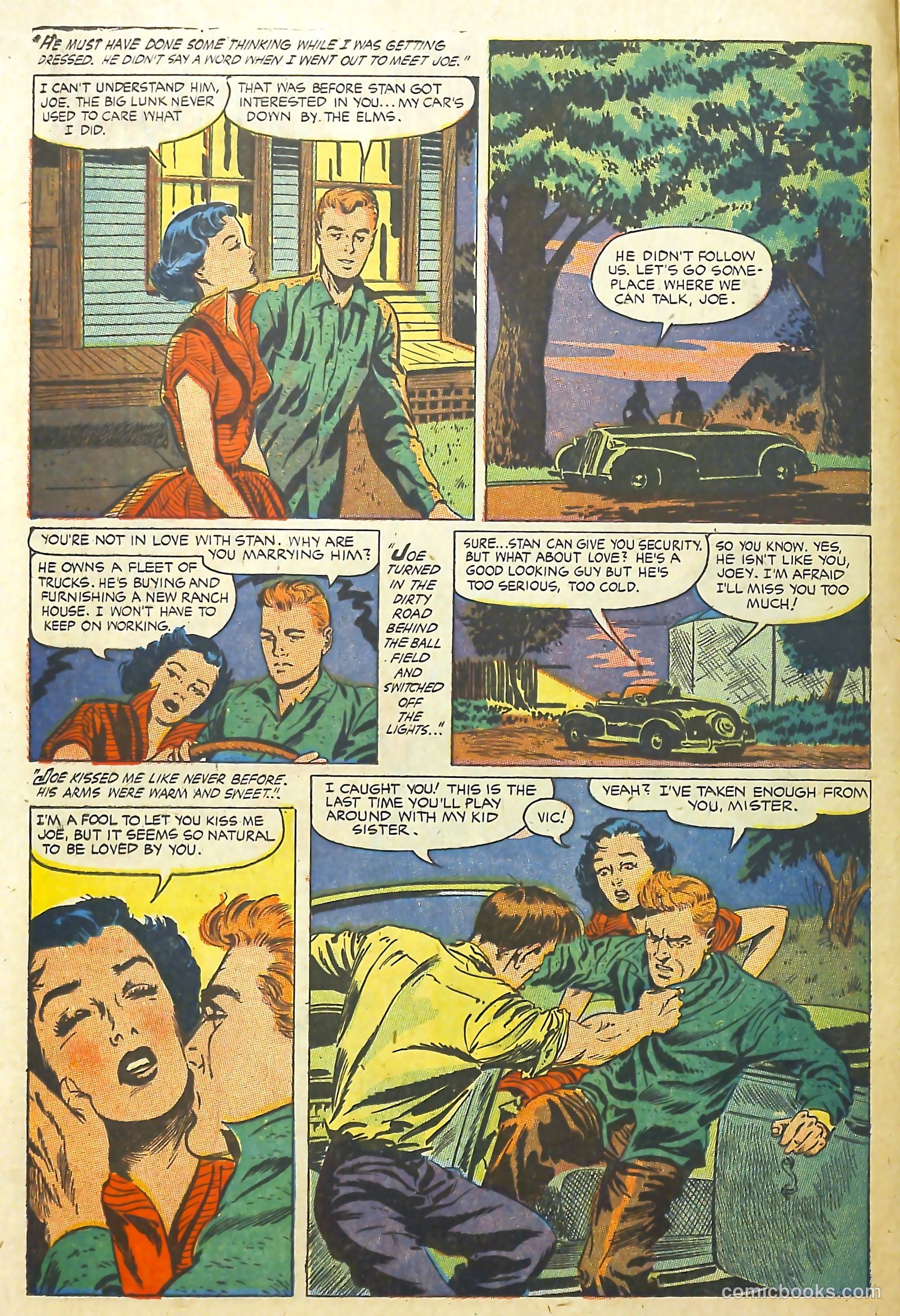 Teen-Age Temptations #6 (1954) — page 12 of 36