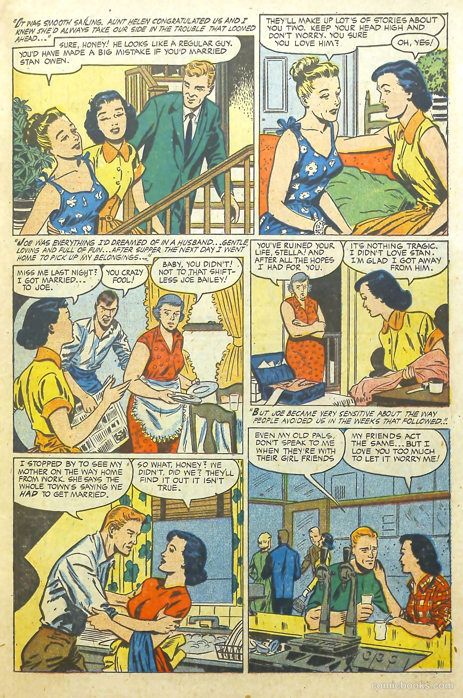 Teen-Age Temptations #6 (1954) — page 15 of 36