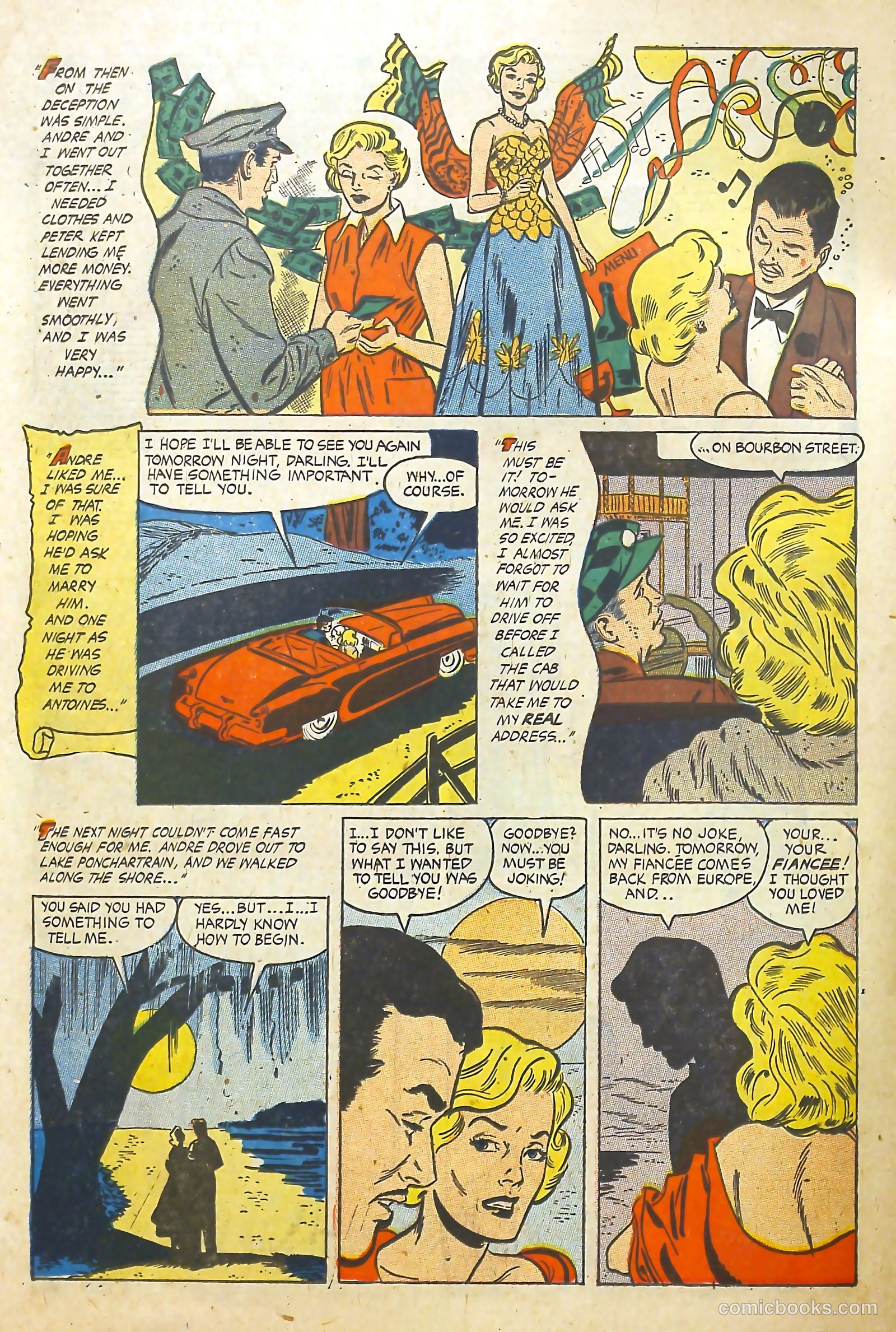 Teen-Age Temptations #6 (1954) — page 22 of 36