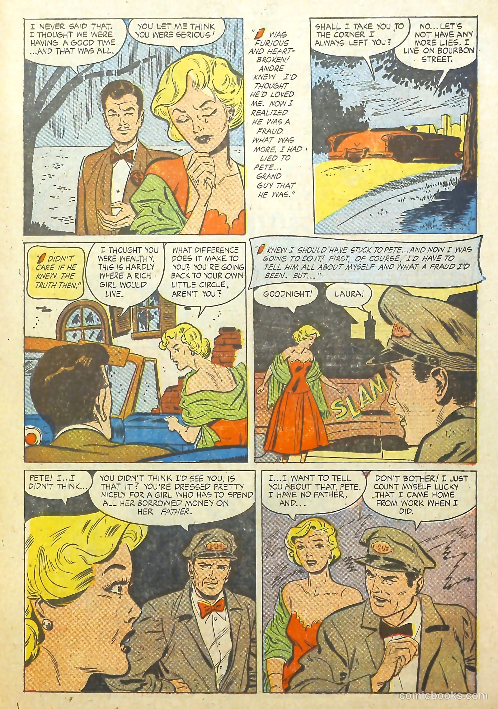 Teen-Age Temptations #6 (1954) — page 23 of 36