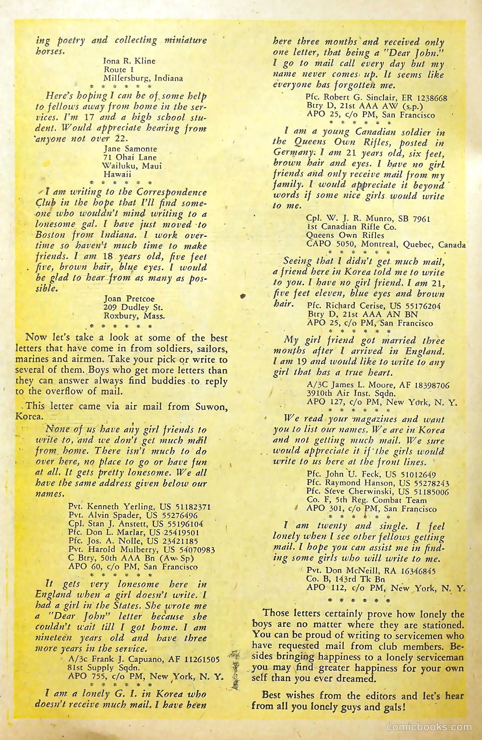 Teen-Age Temptations #6 (1954) — page 26 of 36