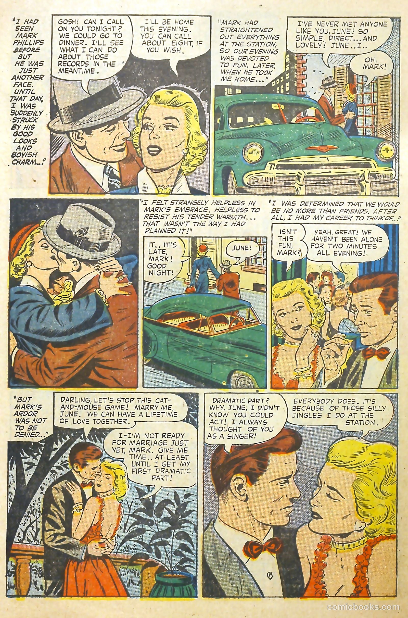 Teen-Age Temptations #6 (1954) — page 30 of 36