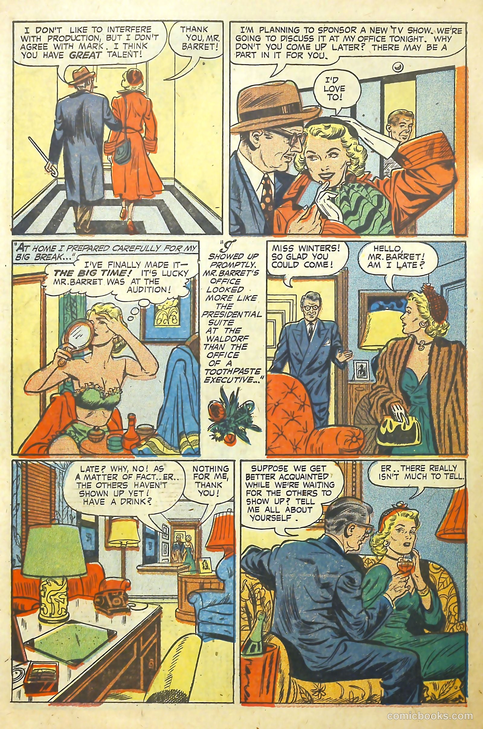 Teen-Age Temptations #6 (1954) — page 32 of 36