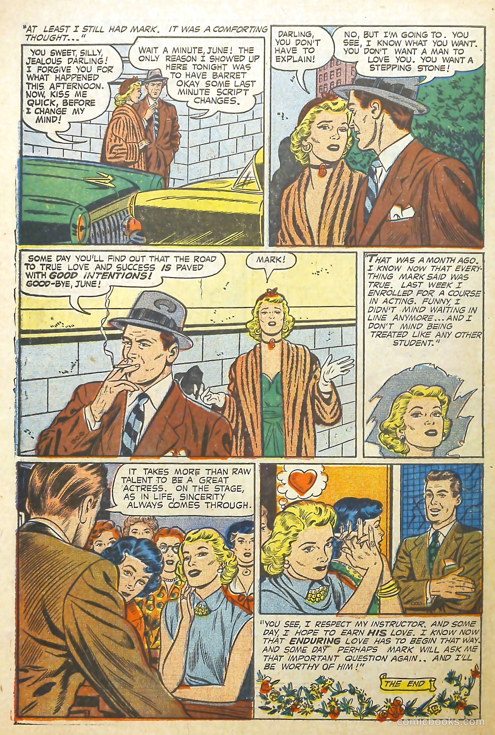 Teen-Age Temptations #6 (1954) — page 34 of 36