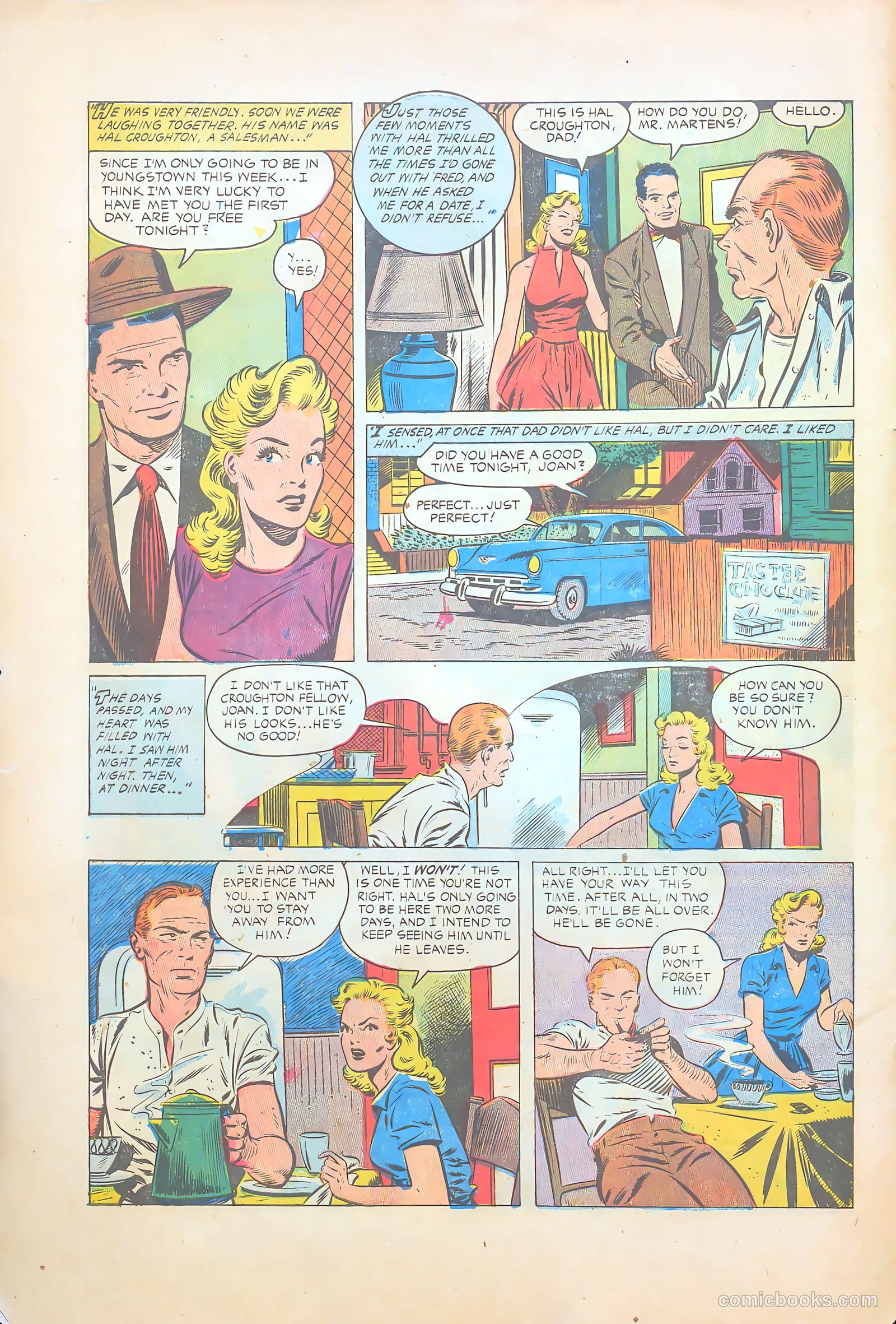 Teen-Age Temptations #7 (1954) — page 4 of 36