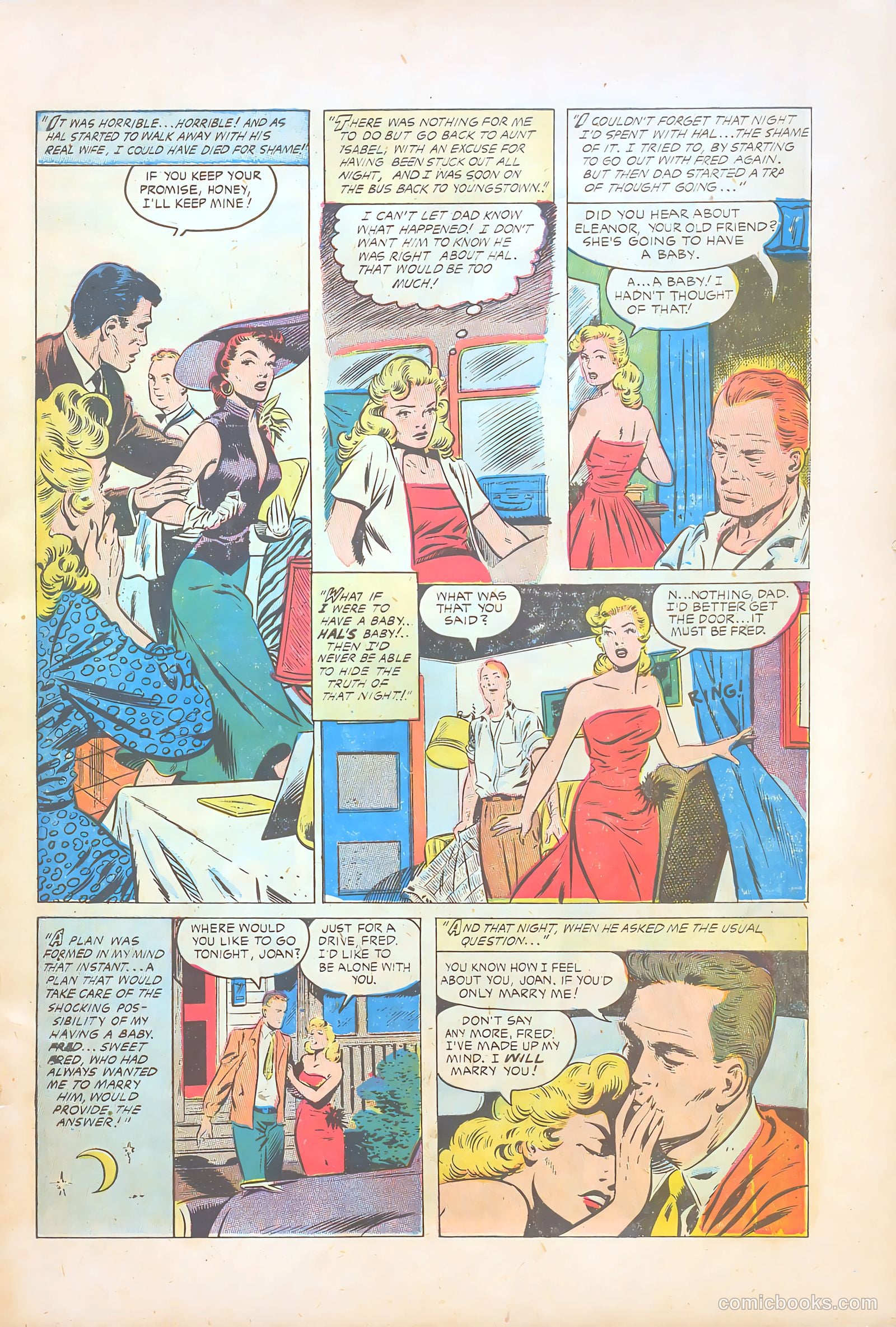 Teen-Age Temptations #7 (1954) — page 7 of 36