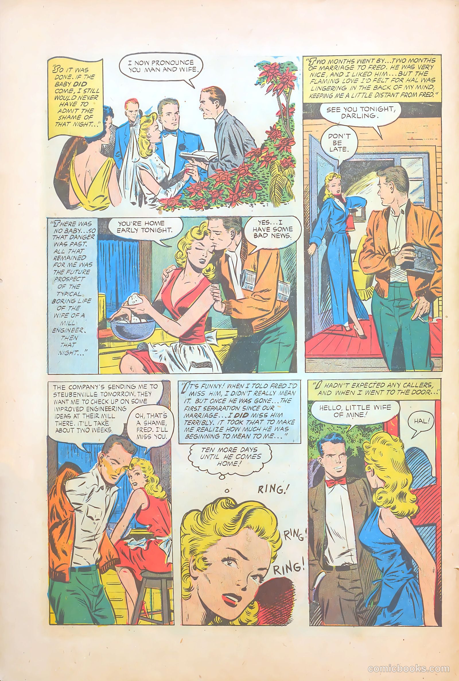 Teen-Age Temptations #7 (1954) — page 8 of 36