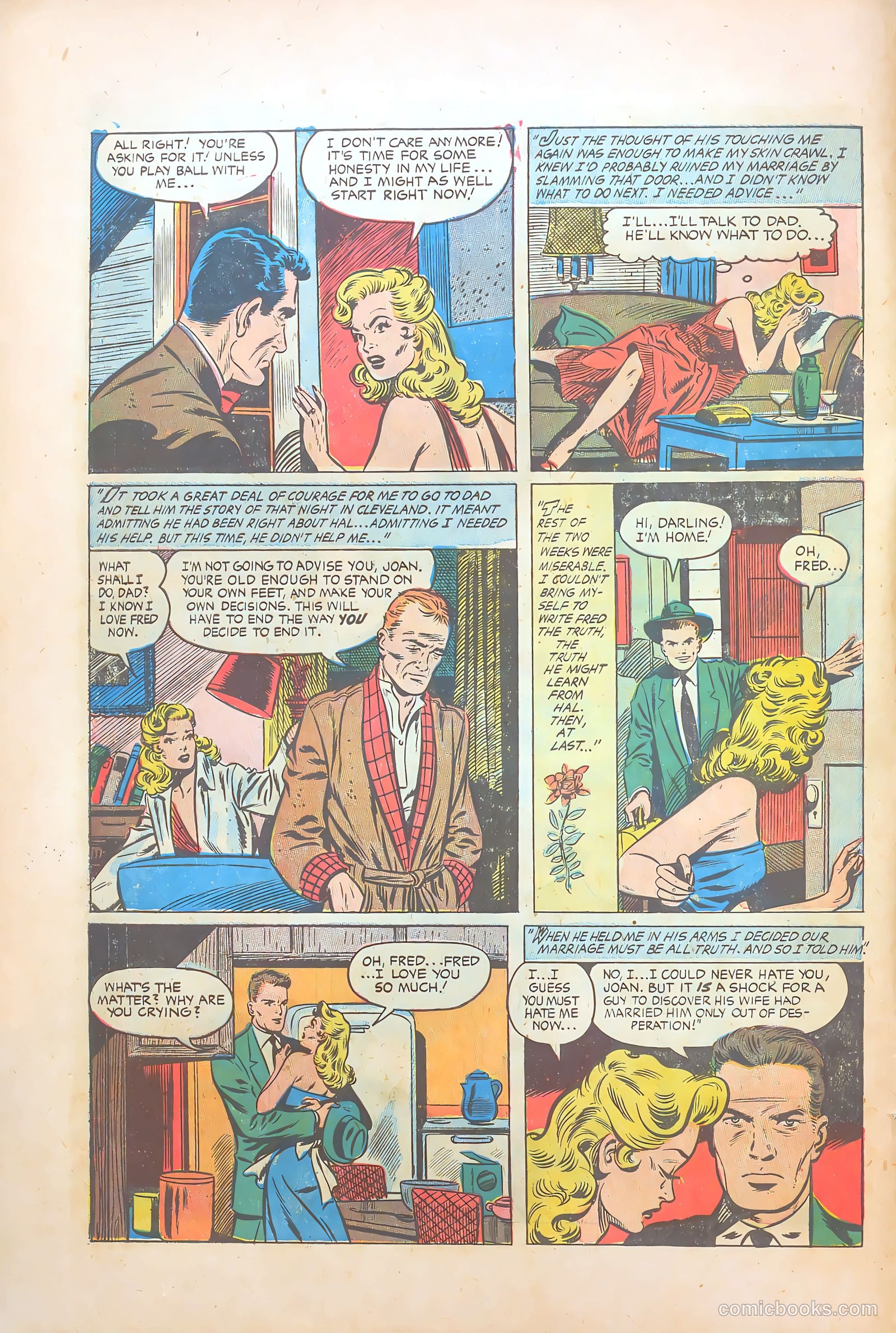 Teen-Age Temptations #7 (1954) — page 10 of 36