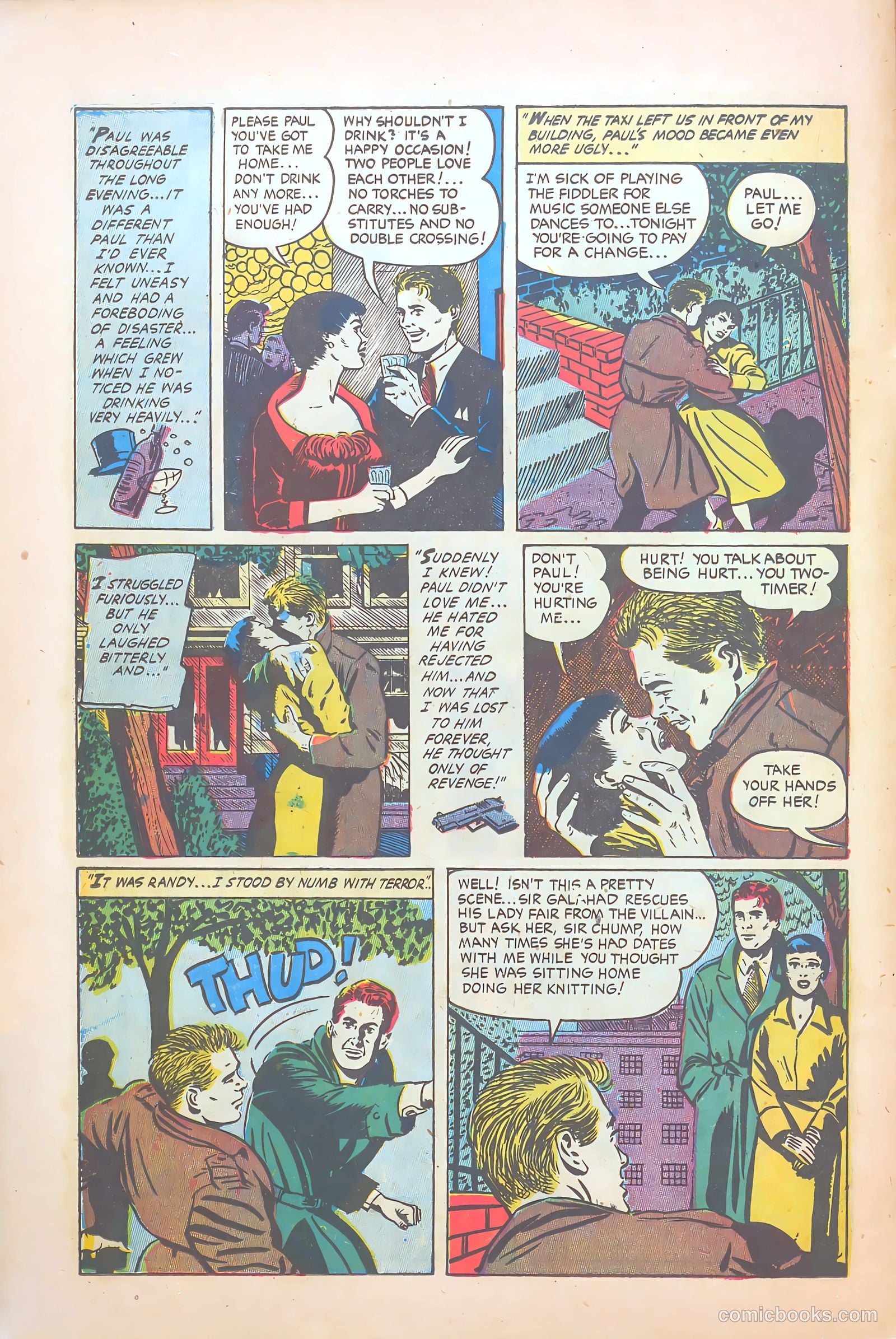 Teen-Age Temptations #7 (1954) — page 16 of 36