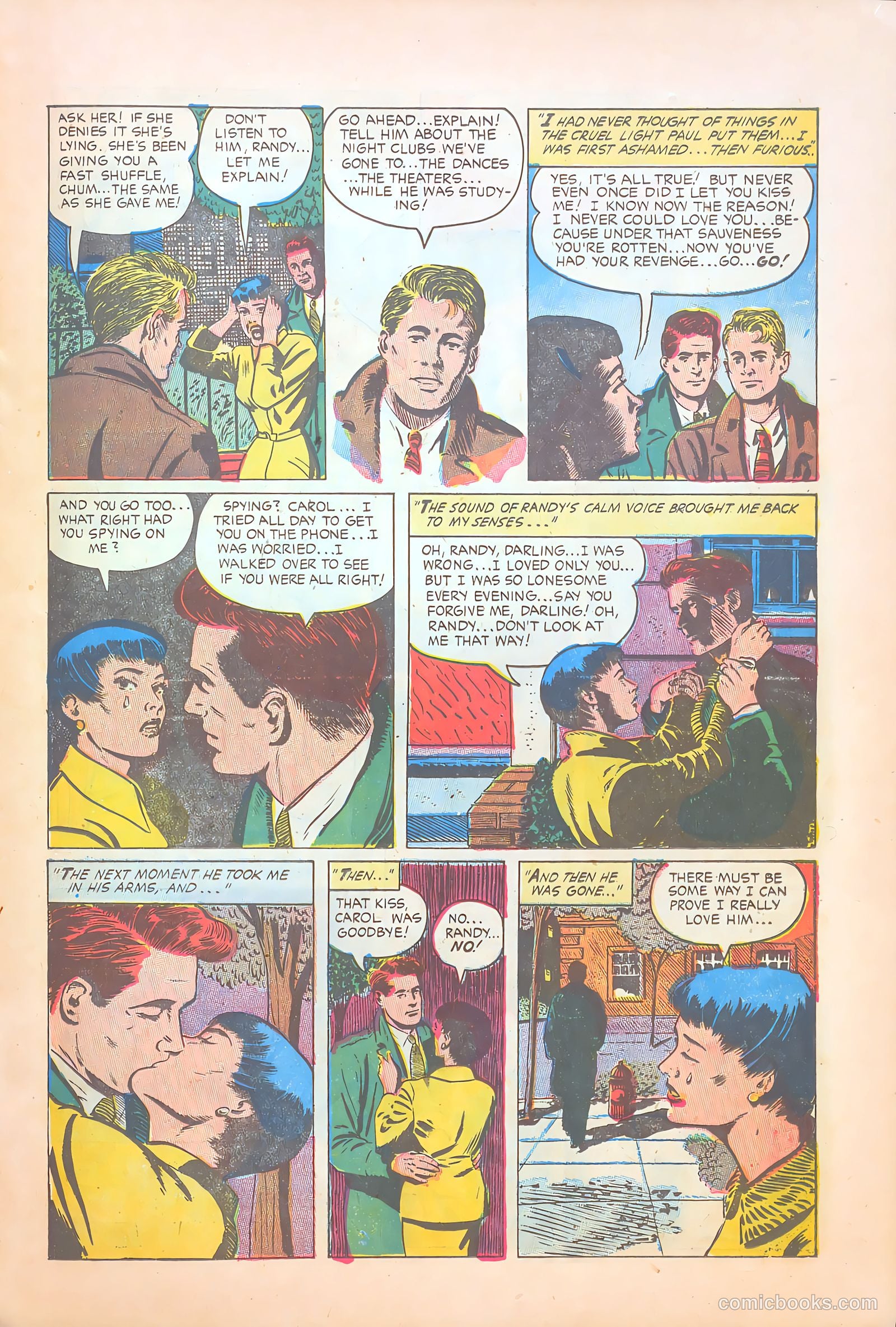 Teen-Age Temptations #7 (1954) — page 17 of 36