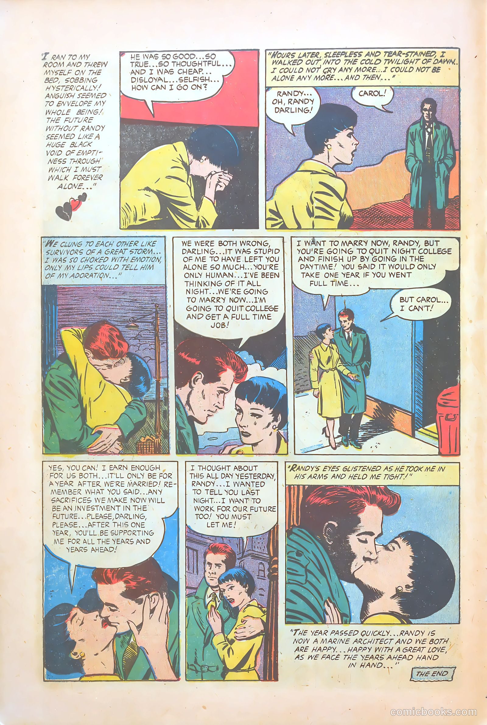 Teen-Age Temptations #7 (1954) — page 18 of 36