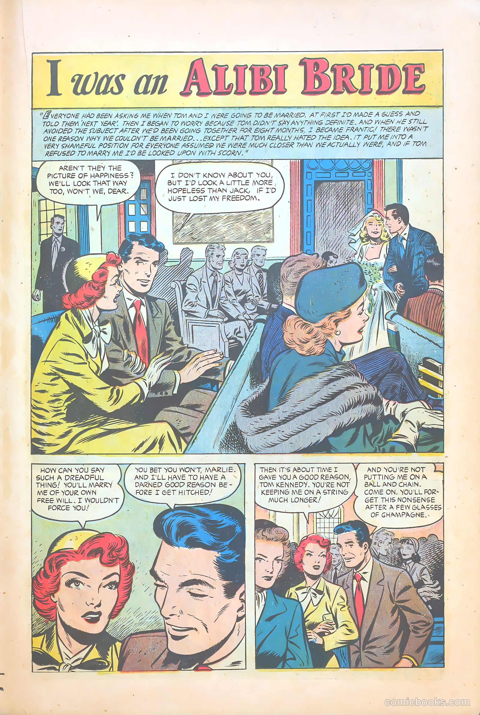 Teen-Age Temptations #7 (1954) — page 19 of 36