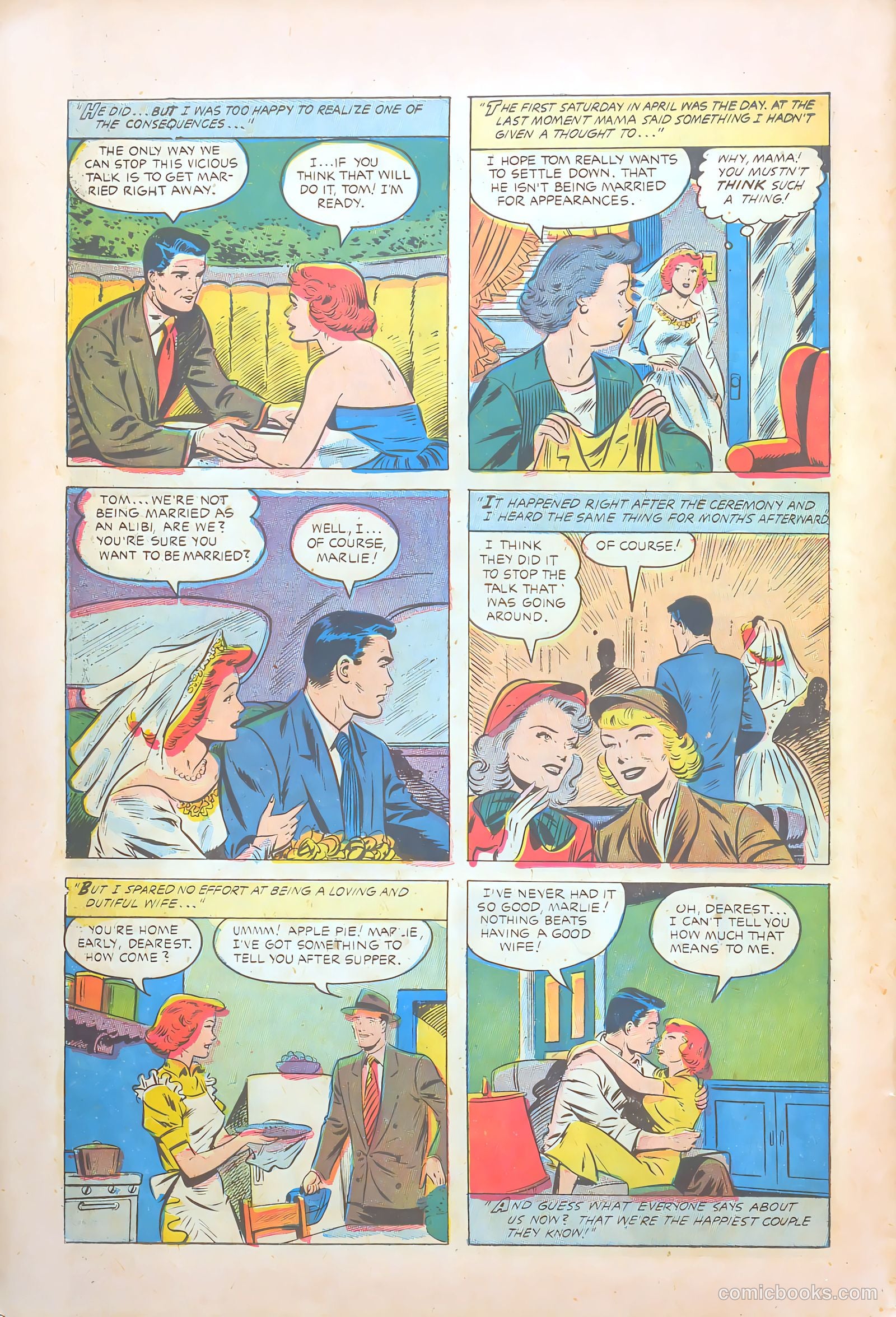 Teen-Age Temptations #7 (1954) — page 22 of 36