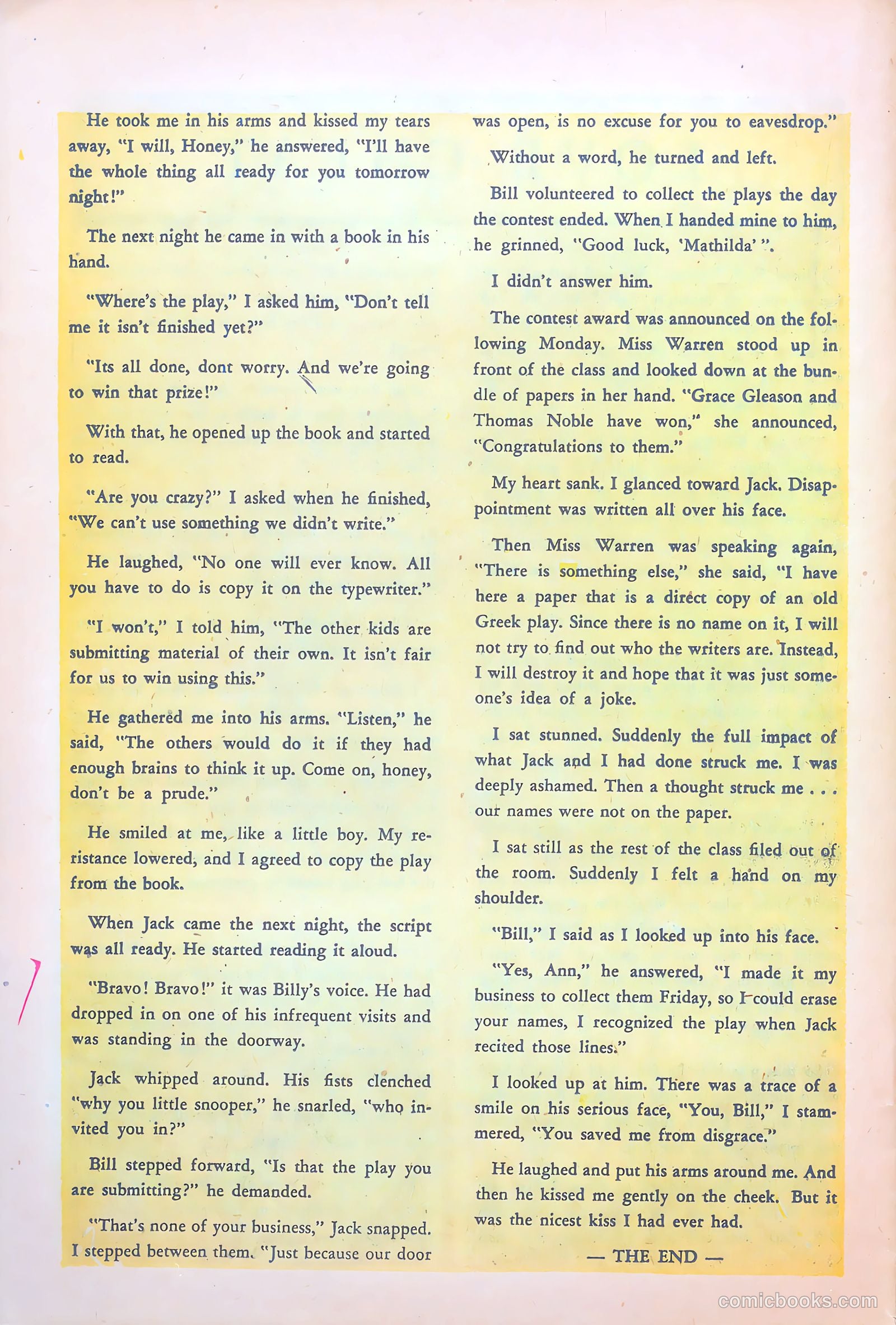Teen-Age Temptations #7 (1954) — page 24 of 36