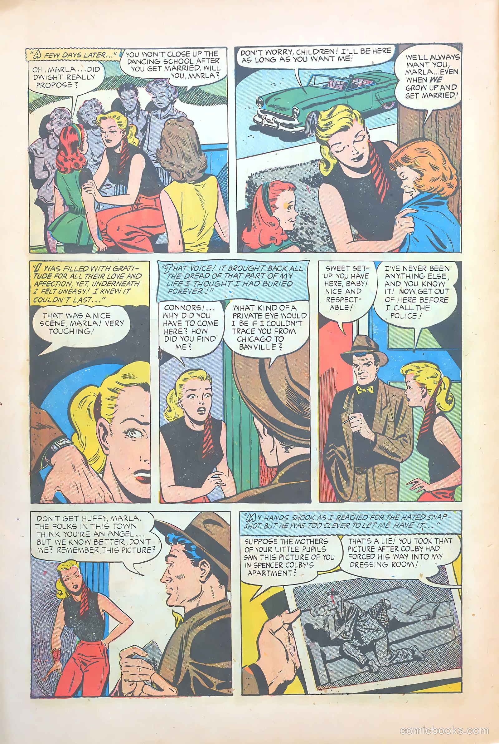 Teen-Age Temptations #7 (1954) — page 28 of 36