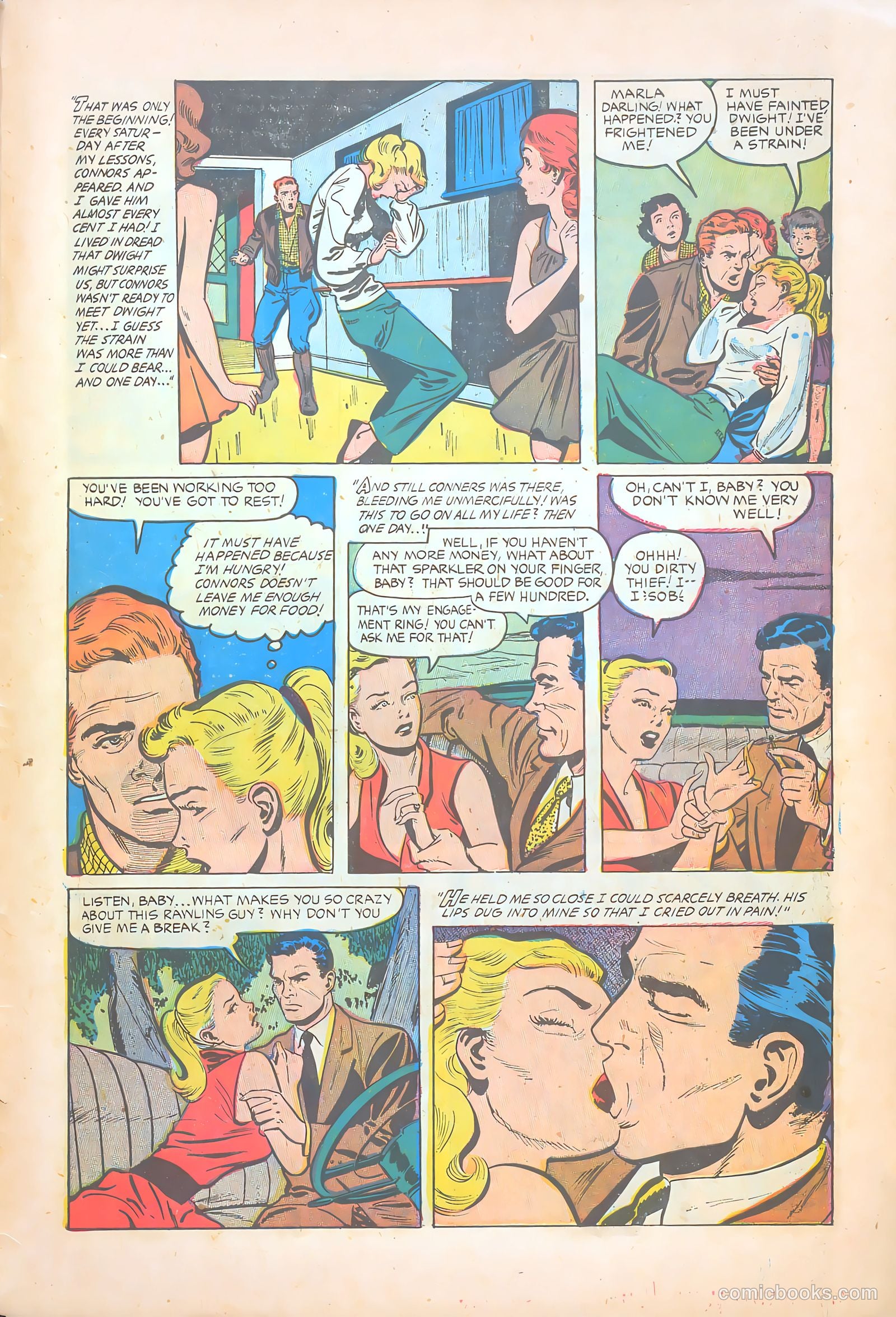 Teen-Age Temptations #7 (1954) — page 31 of 36