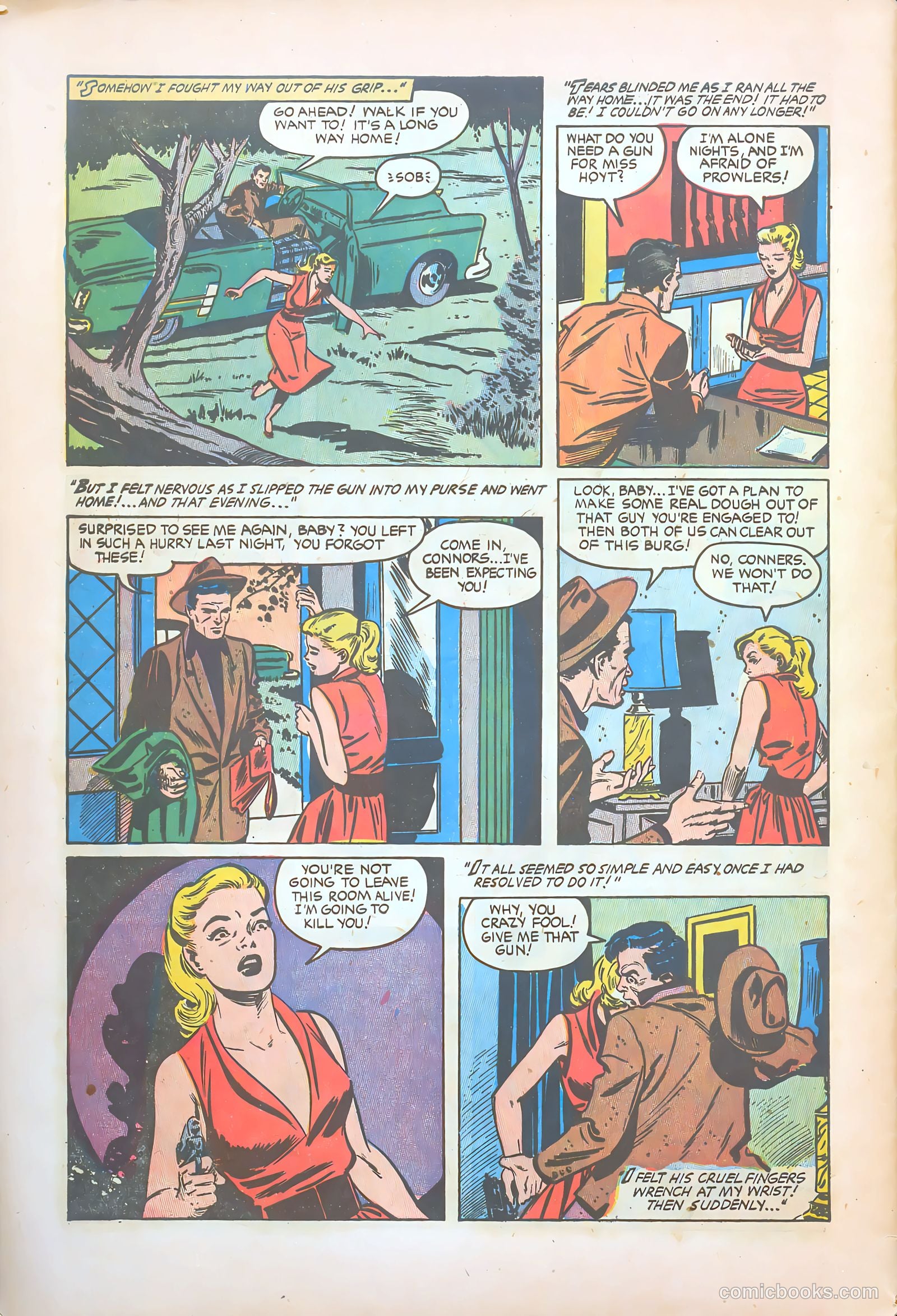 Teen-Age Temptations #7 (1954) — page 32 of 36
