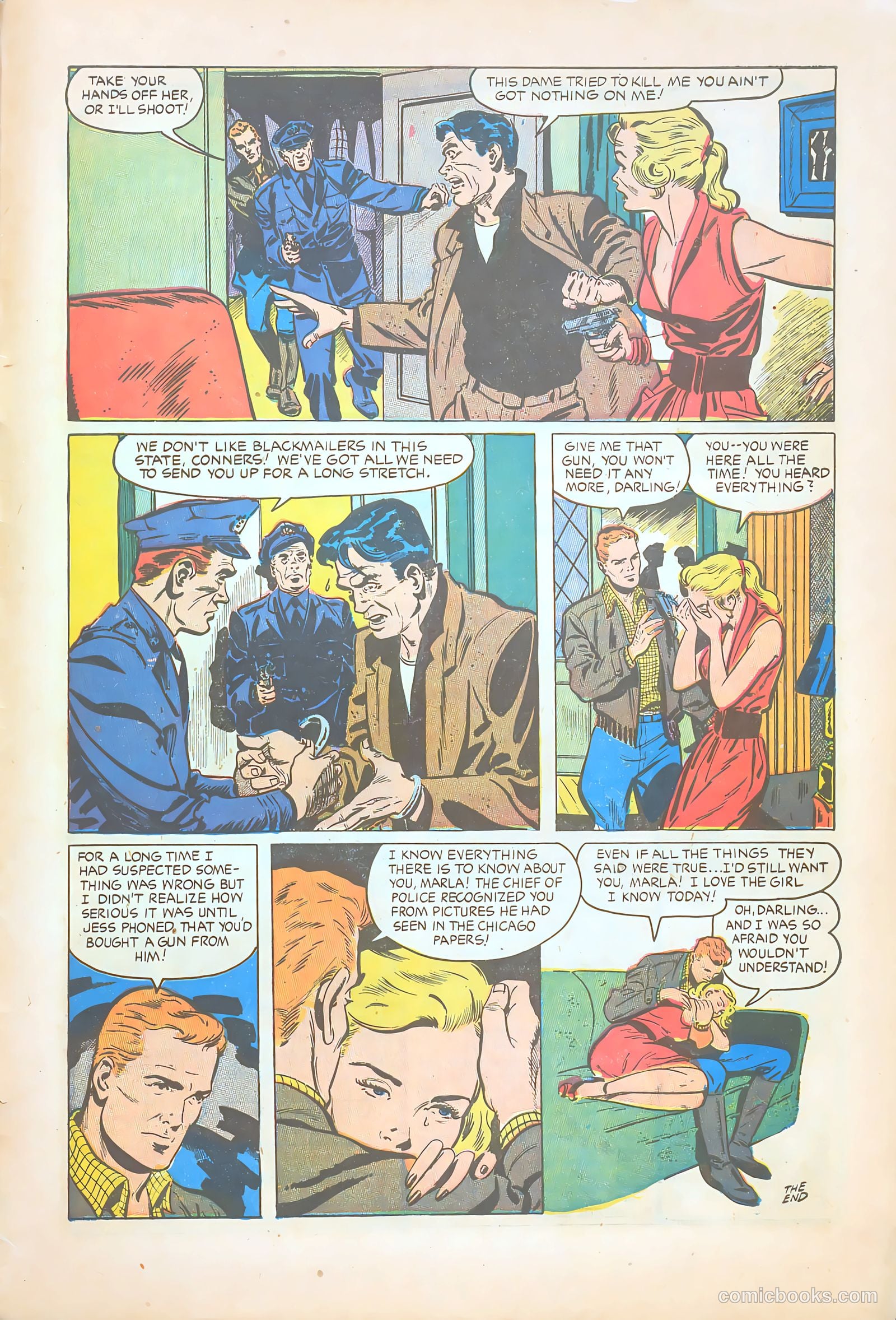 Teen-Age Temptations #7 (1954) — page 33 of 36
