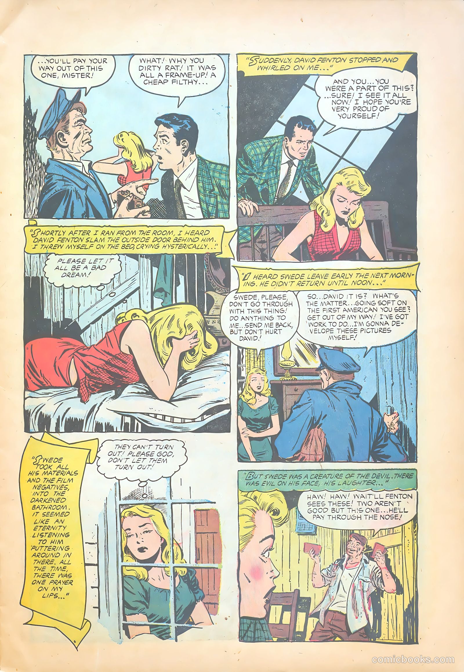 Teen-Age Temptations #8 (1954) — page 9 of 36