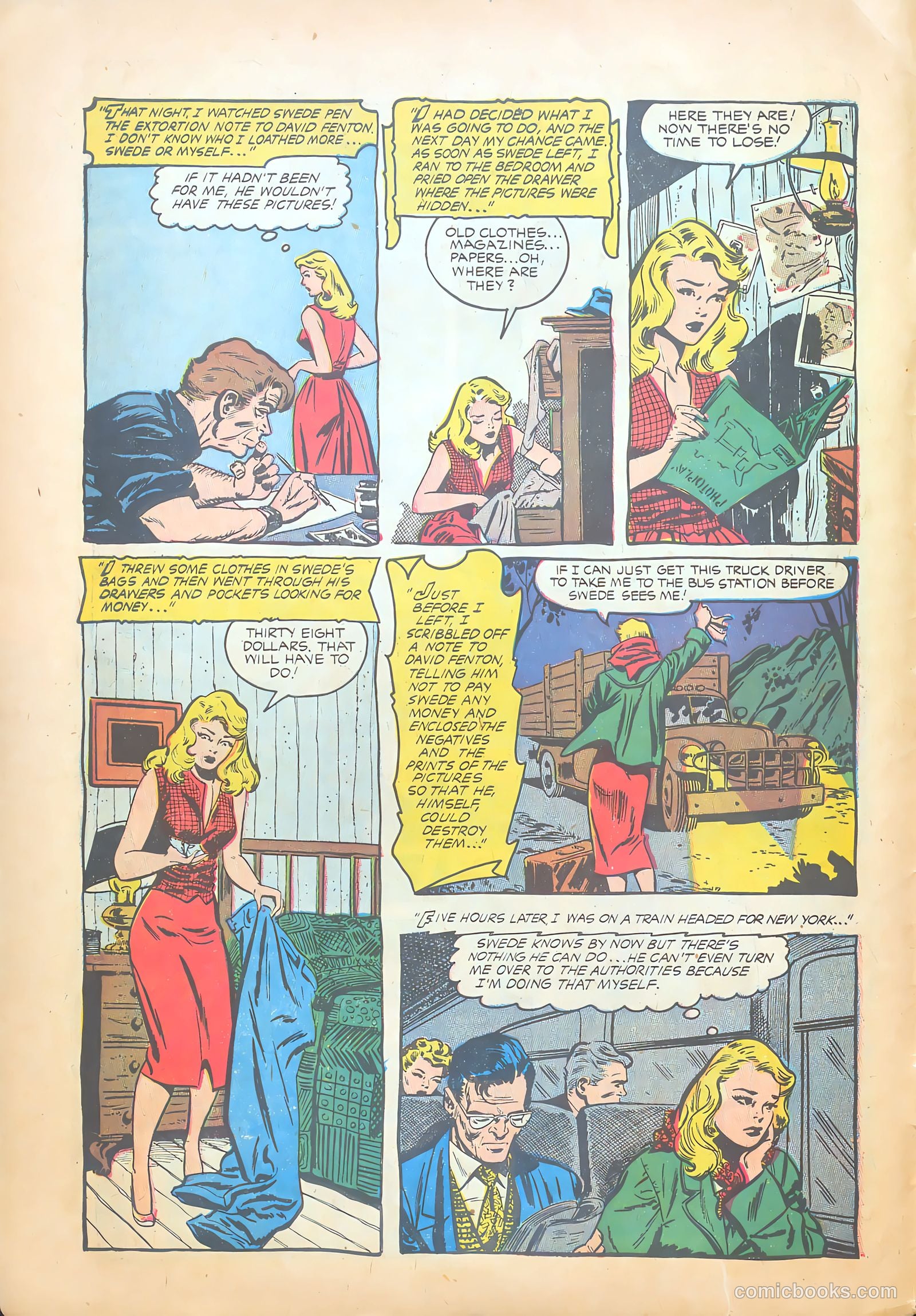 Teen-Age Temptations #8 (1954) — page 10 of 36