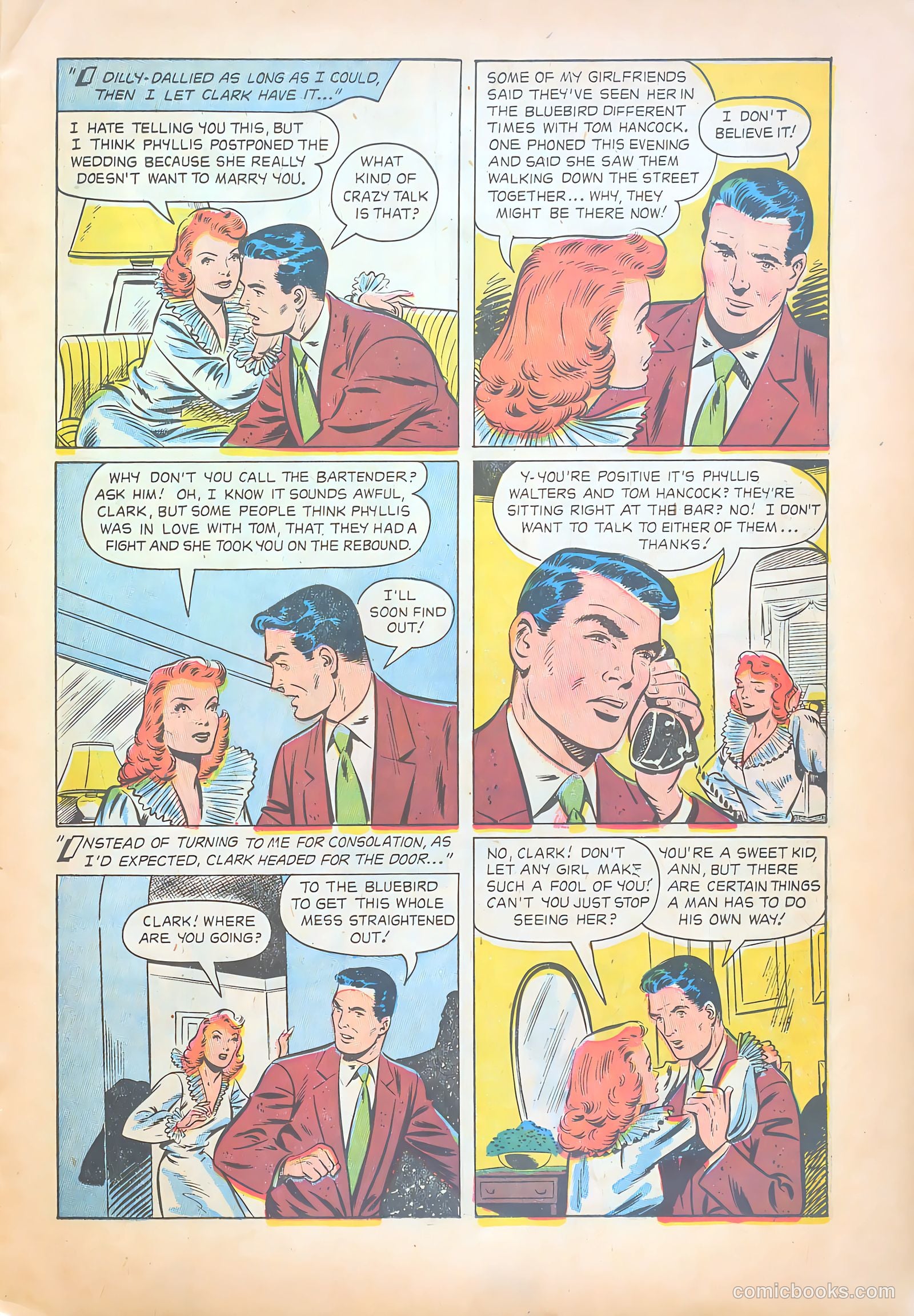 Teen-Age Temptations #8 (1954) — page 15 of 36