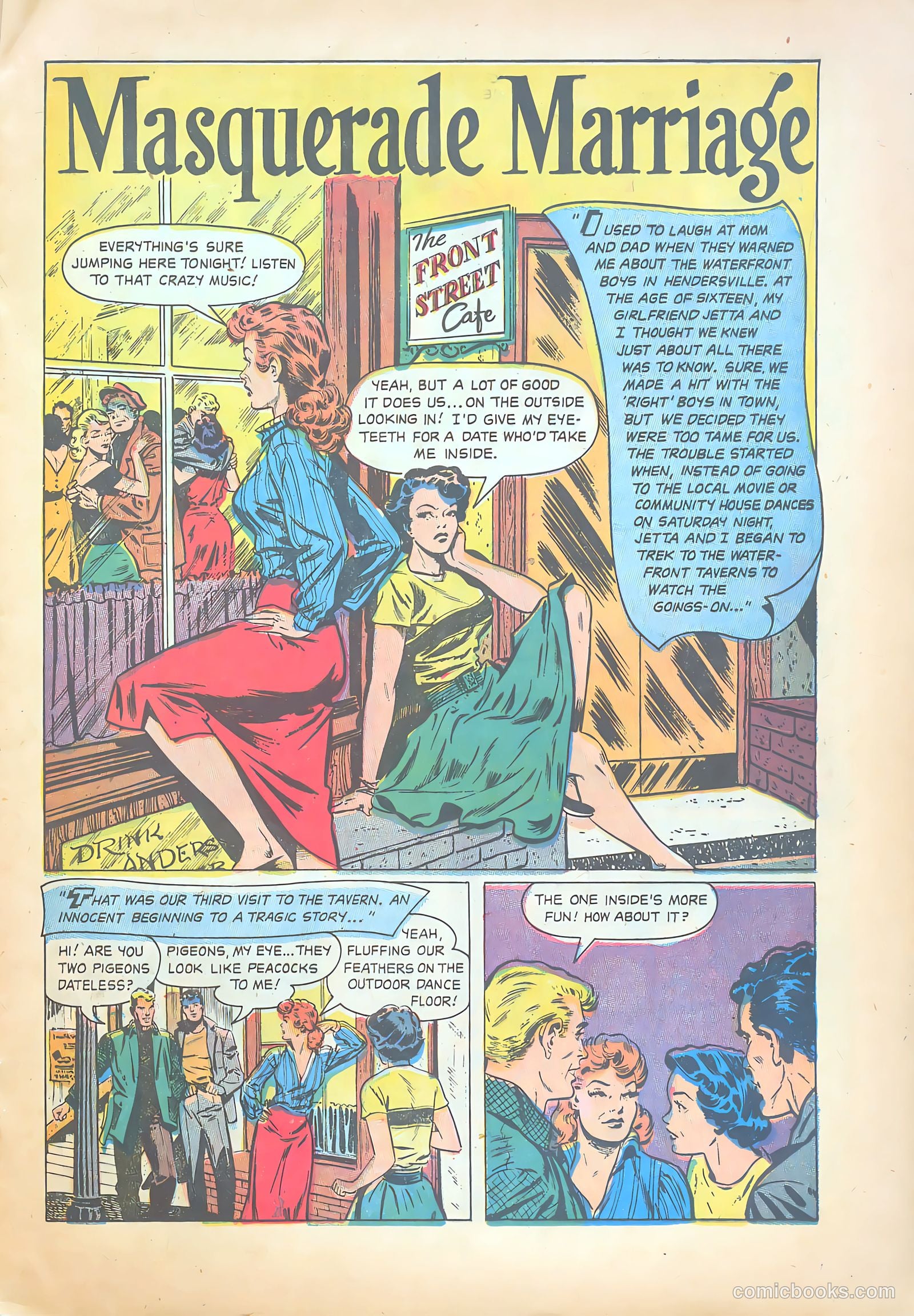 Teen-Age Temptations #8 (1954) — page 17 of 36