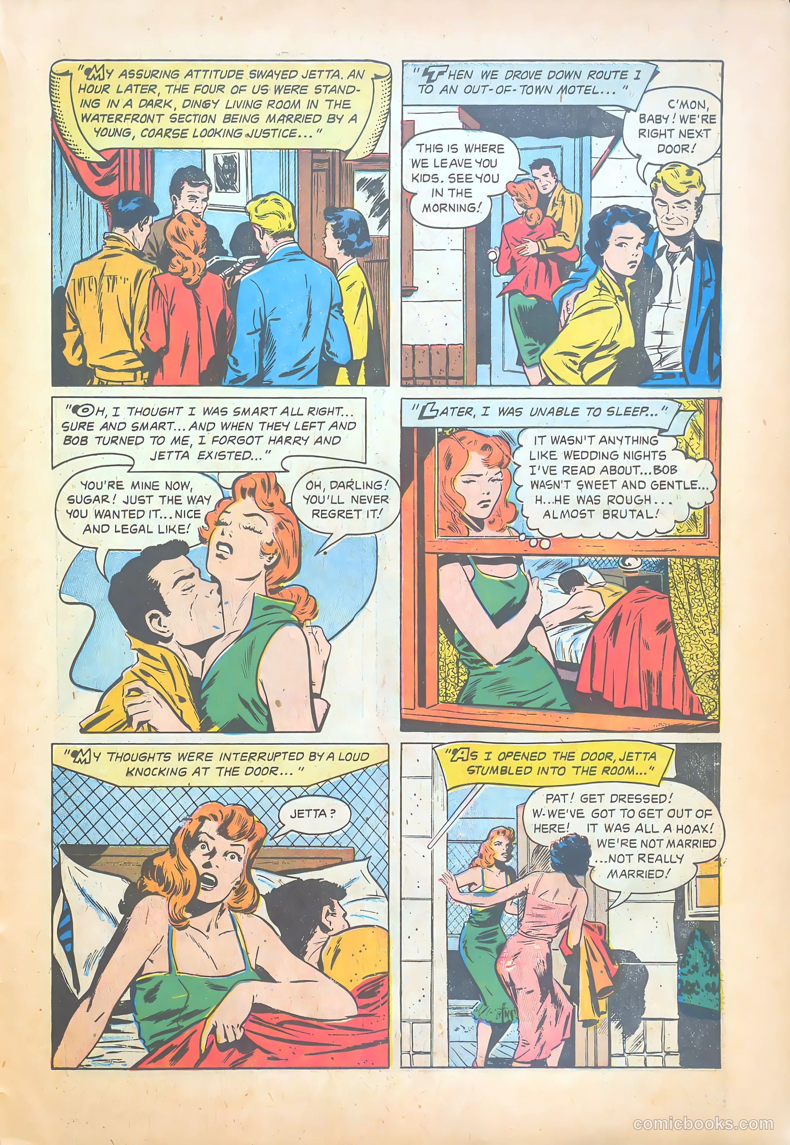 Teen-Age Temptations #8 (1954) — page 23 of 36