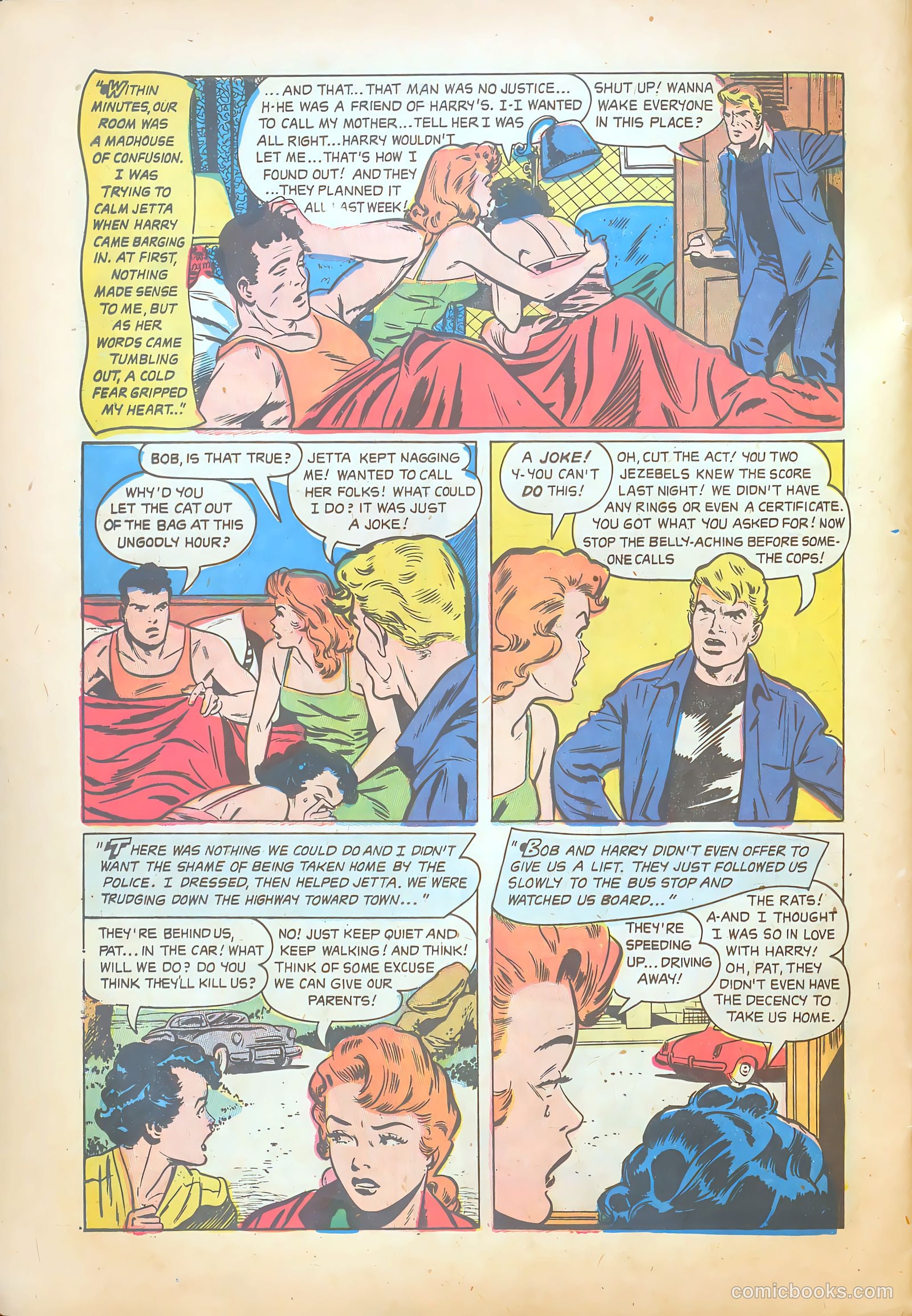Teen-Age Temptations #8 (1954) — page 24 of 36