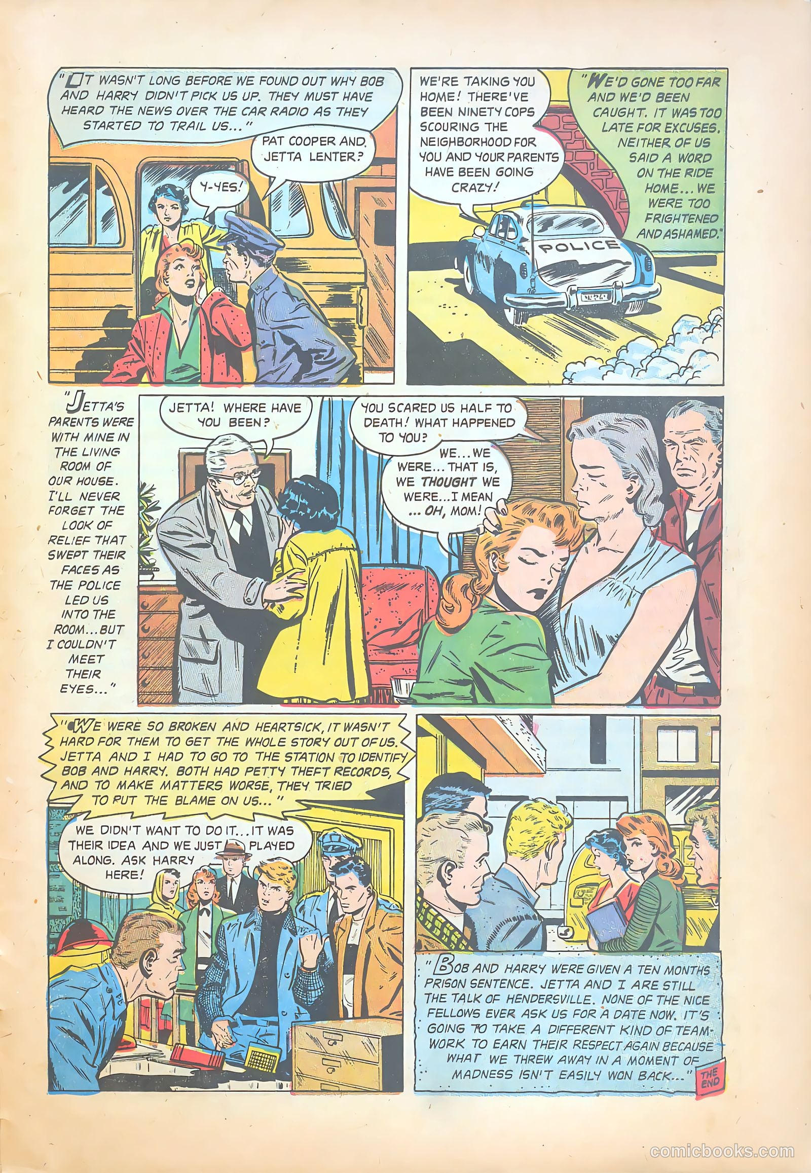 Teen-Age Temptations #8 (1954) — page 25 of 36