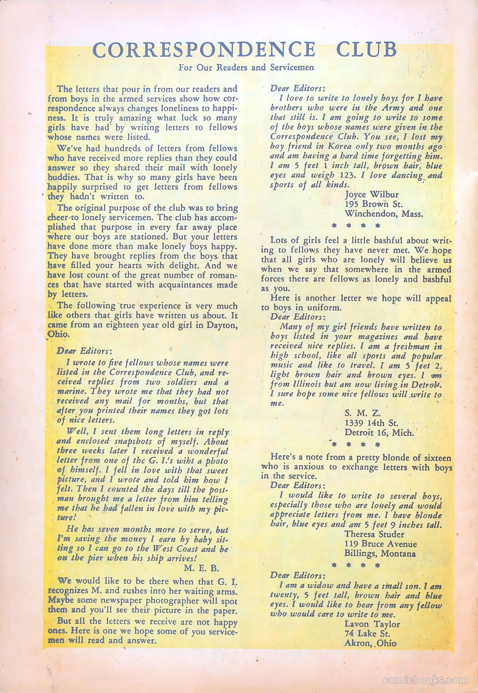 Teen-Age Temptations #8 (1954) — page 26 of 36