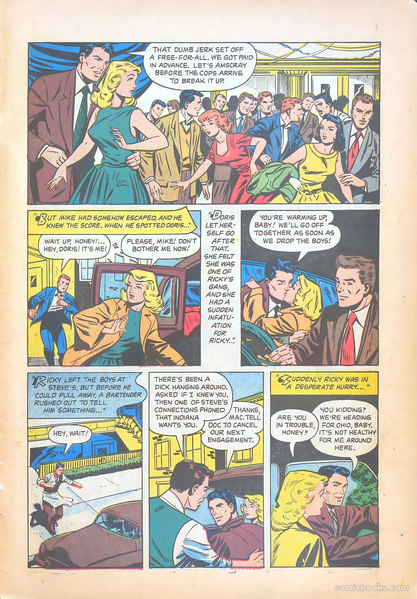 Teen-Age Temptations #8 (1954) — page 31 of 36