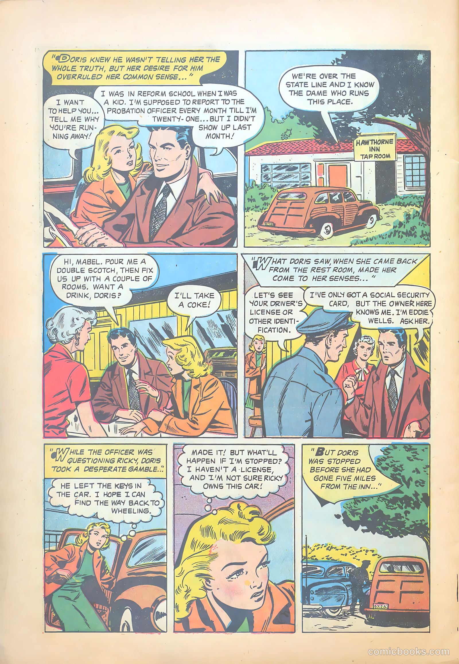 Teen-Age Temptations #8 (1954) — page 32 of 36