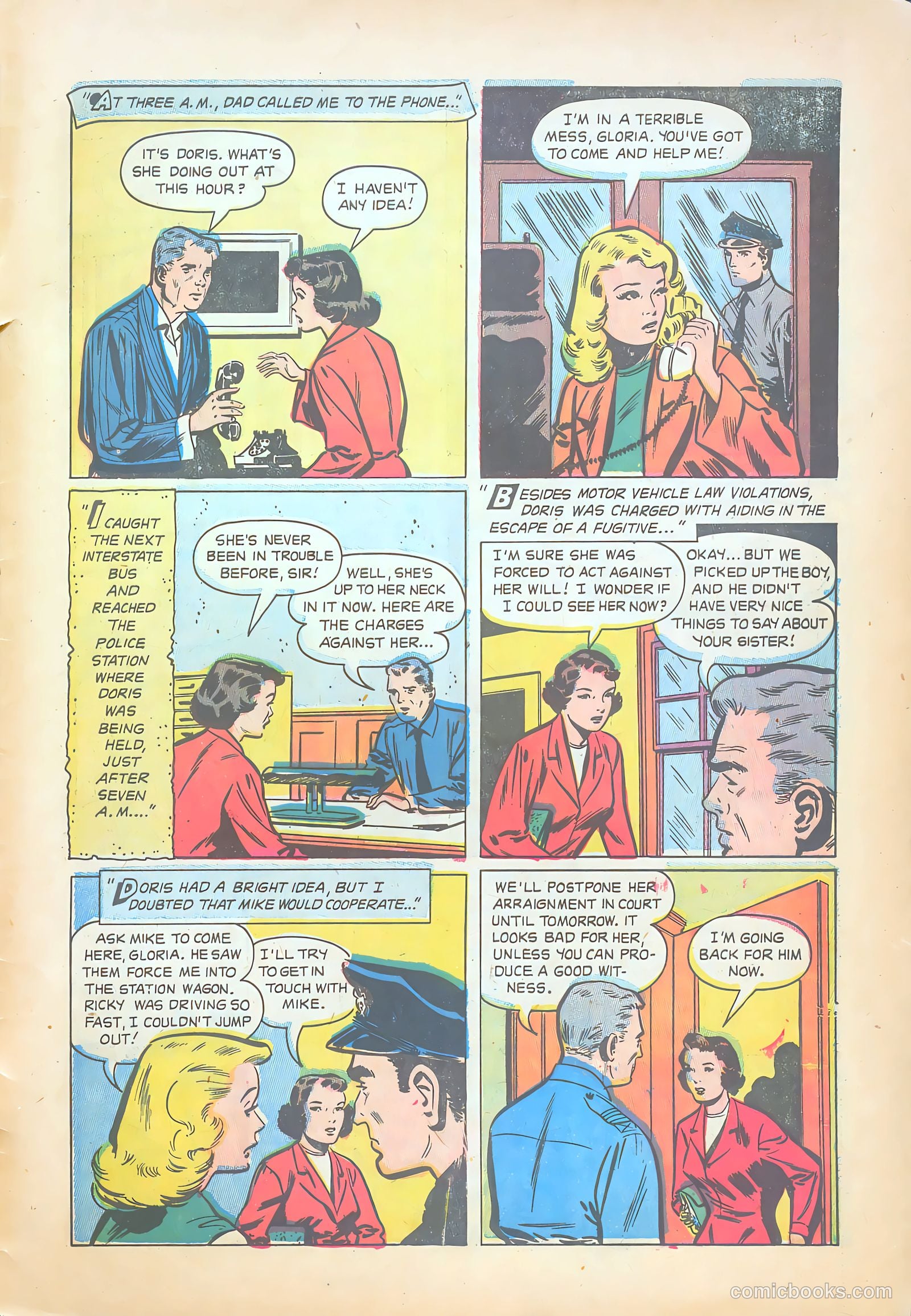 Teen-Age Temptations #8 (1954) — page 33 of 36
