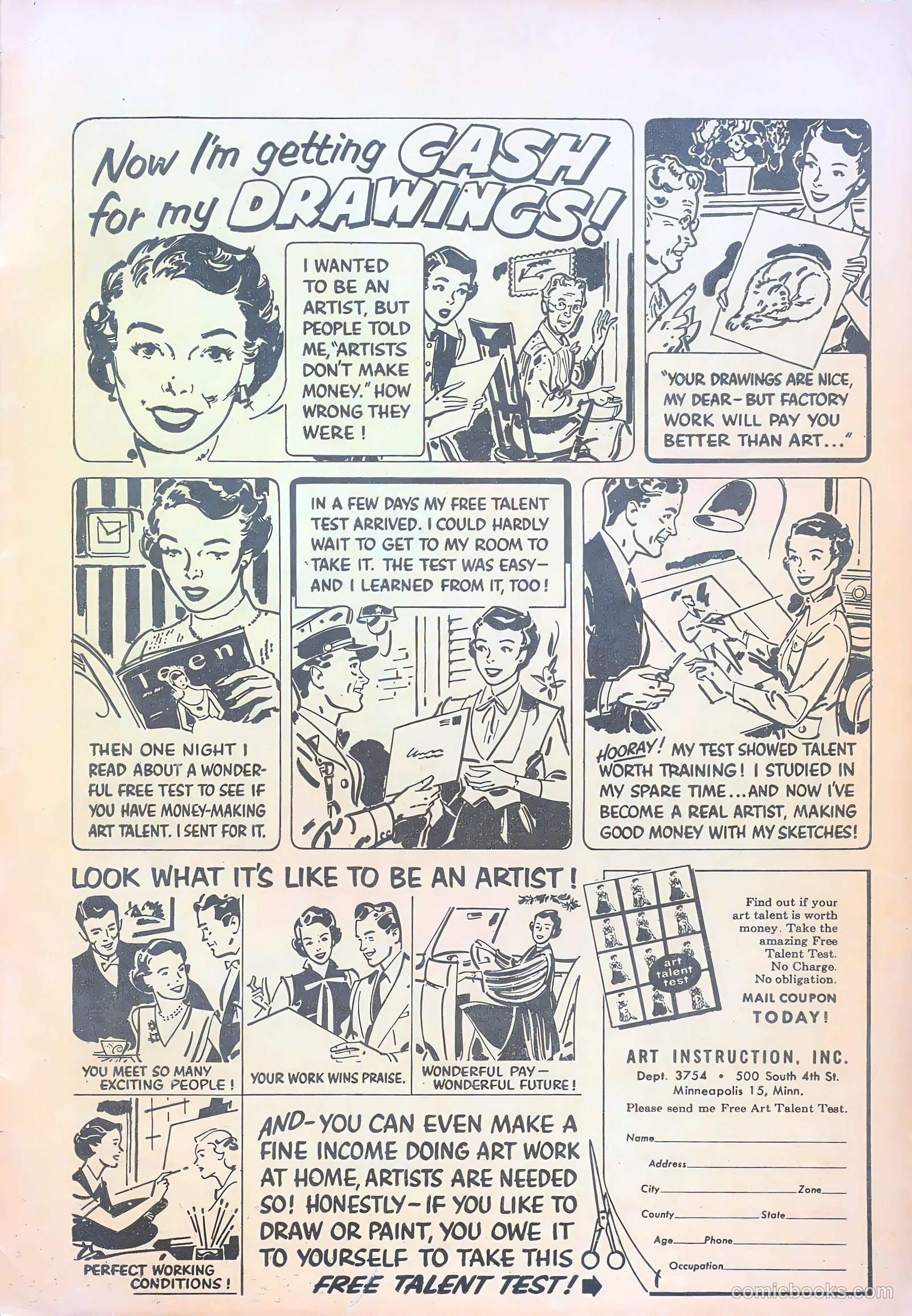 Teen-Age Temptations #8 (1954) — page 35 of 36