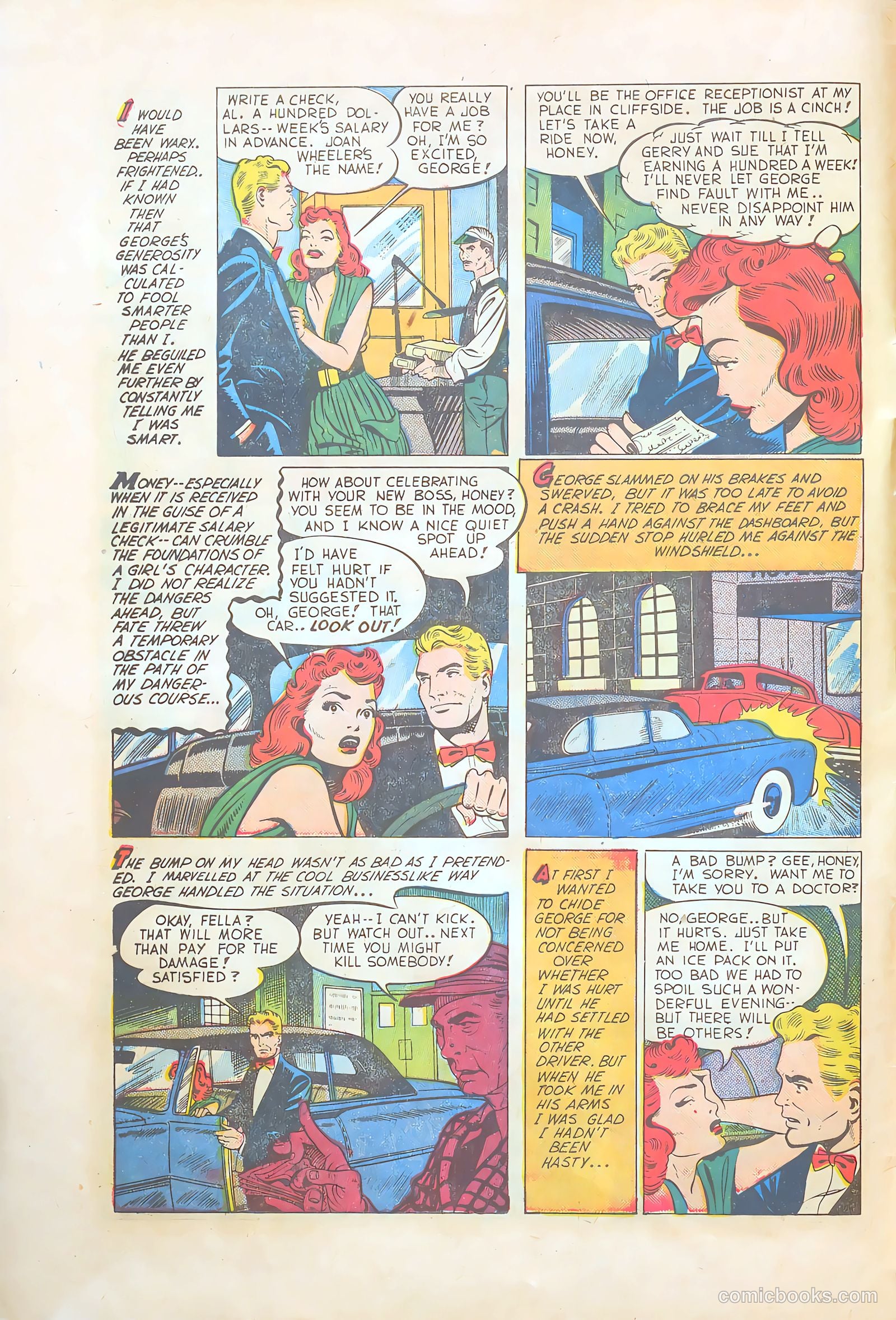 Teen-Age Temptations #9 (1954) — page 6 of 36