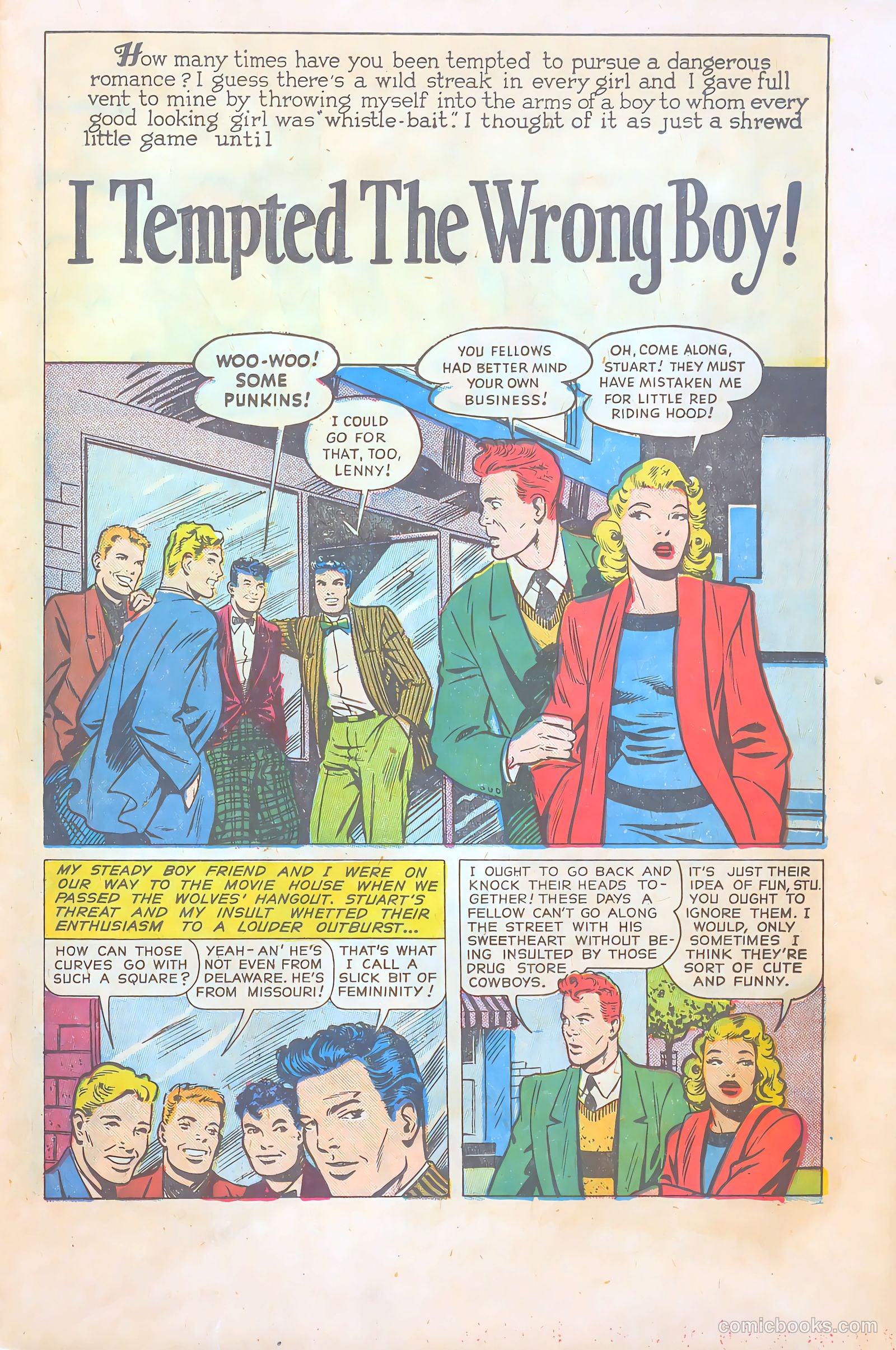 Teen-Age Temptations #9 (1954) — page 11 of 36
