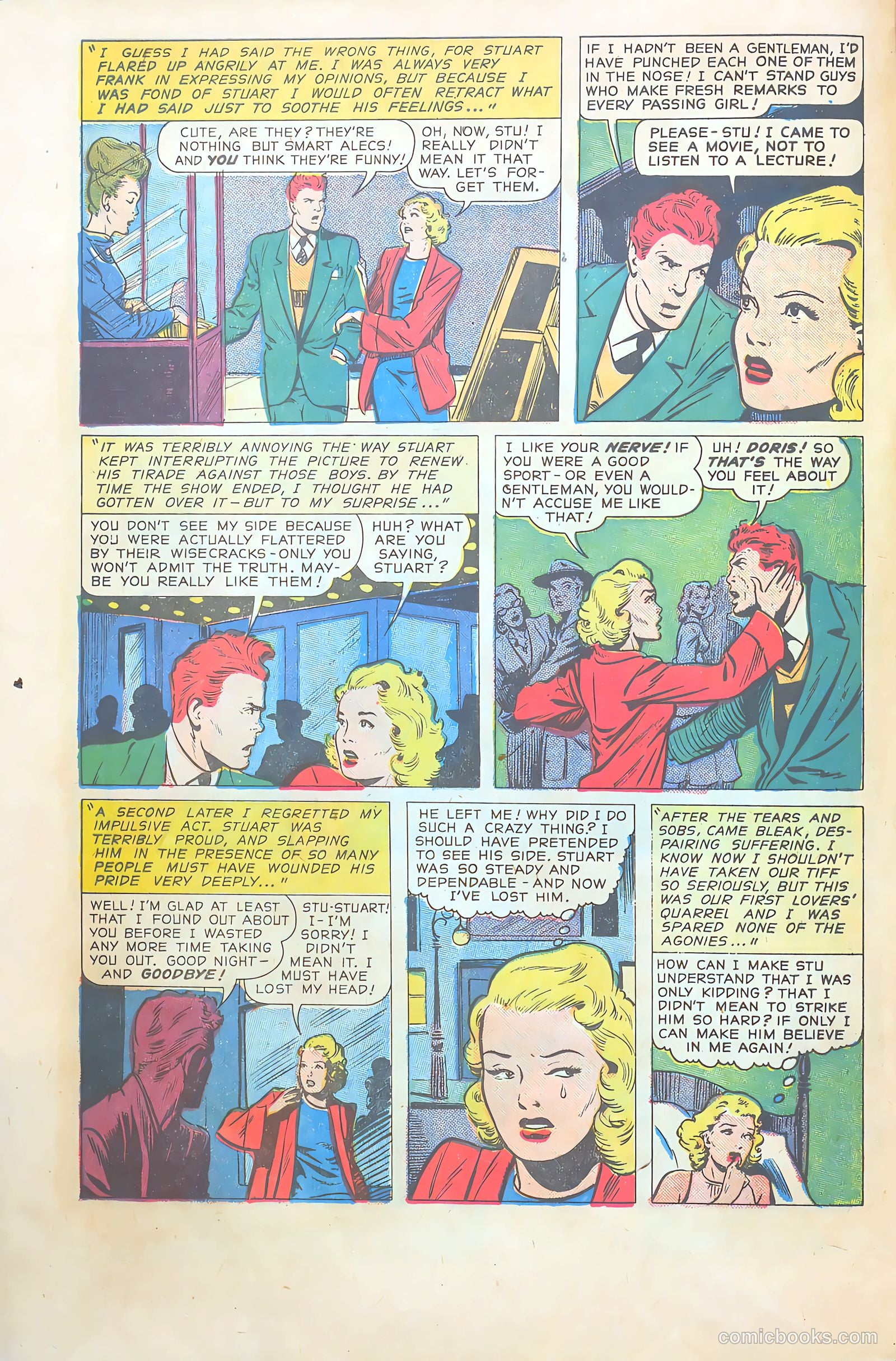 Teen-Age Temptations #9 (1954) — page 12 of 36