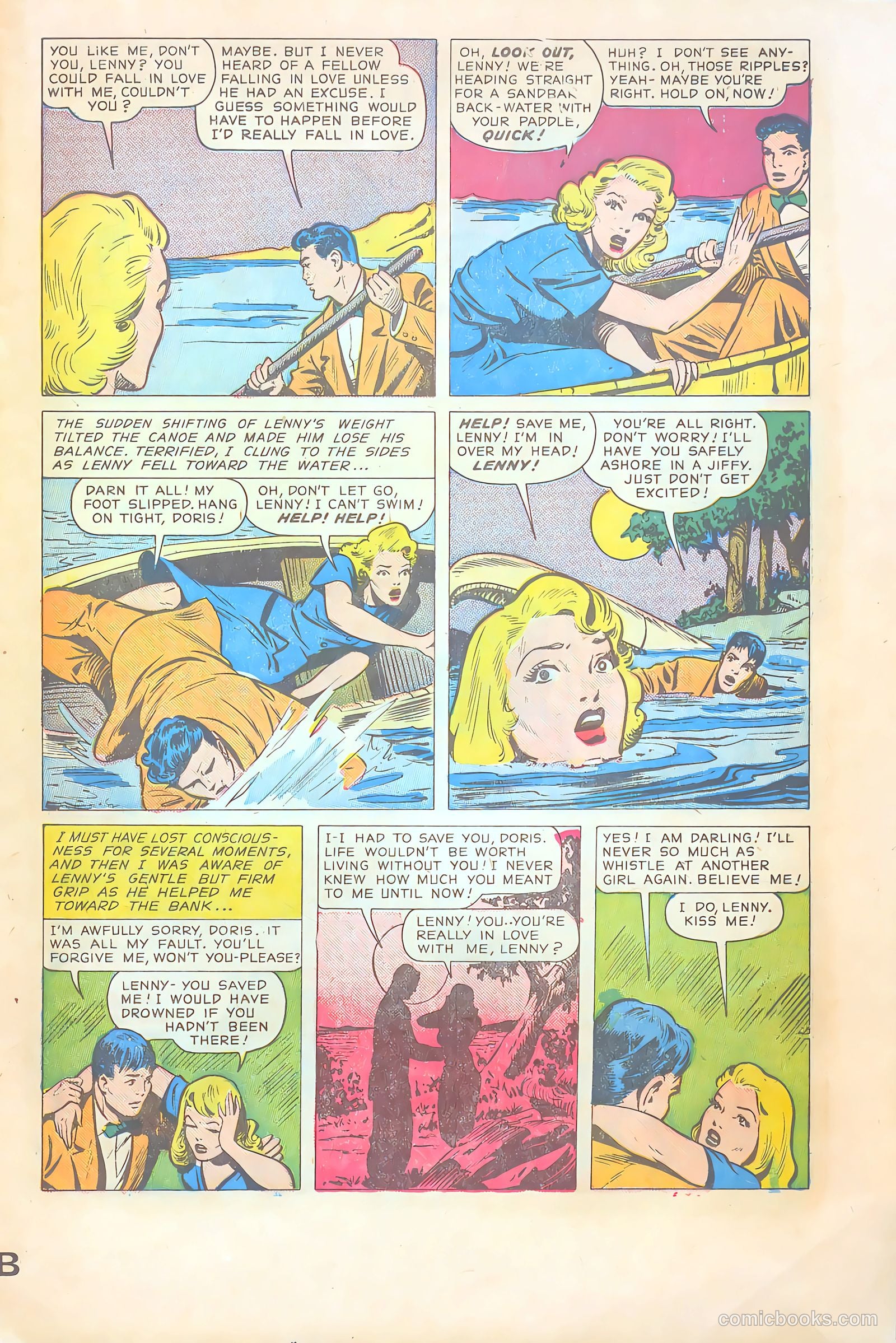 Teen-Age Temptations #9 (1954) — page 17 of 36